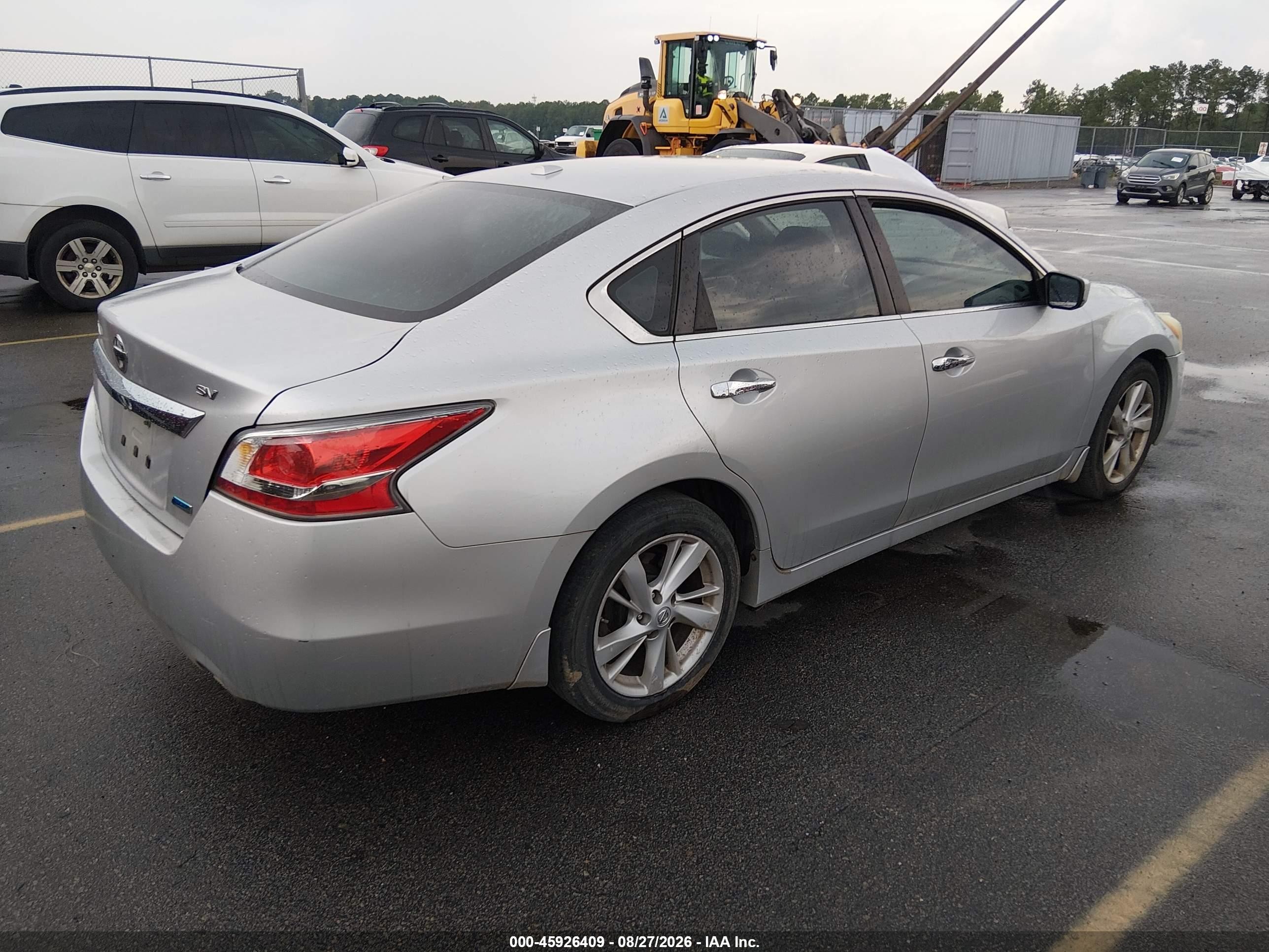 2014 Nissan Altima 2.5 Sv Серебряный vin: 1N4AL3AP5EC404626