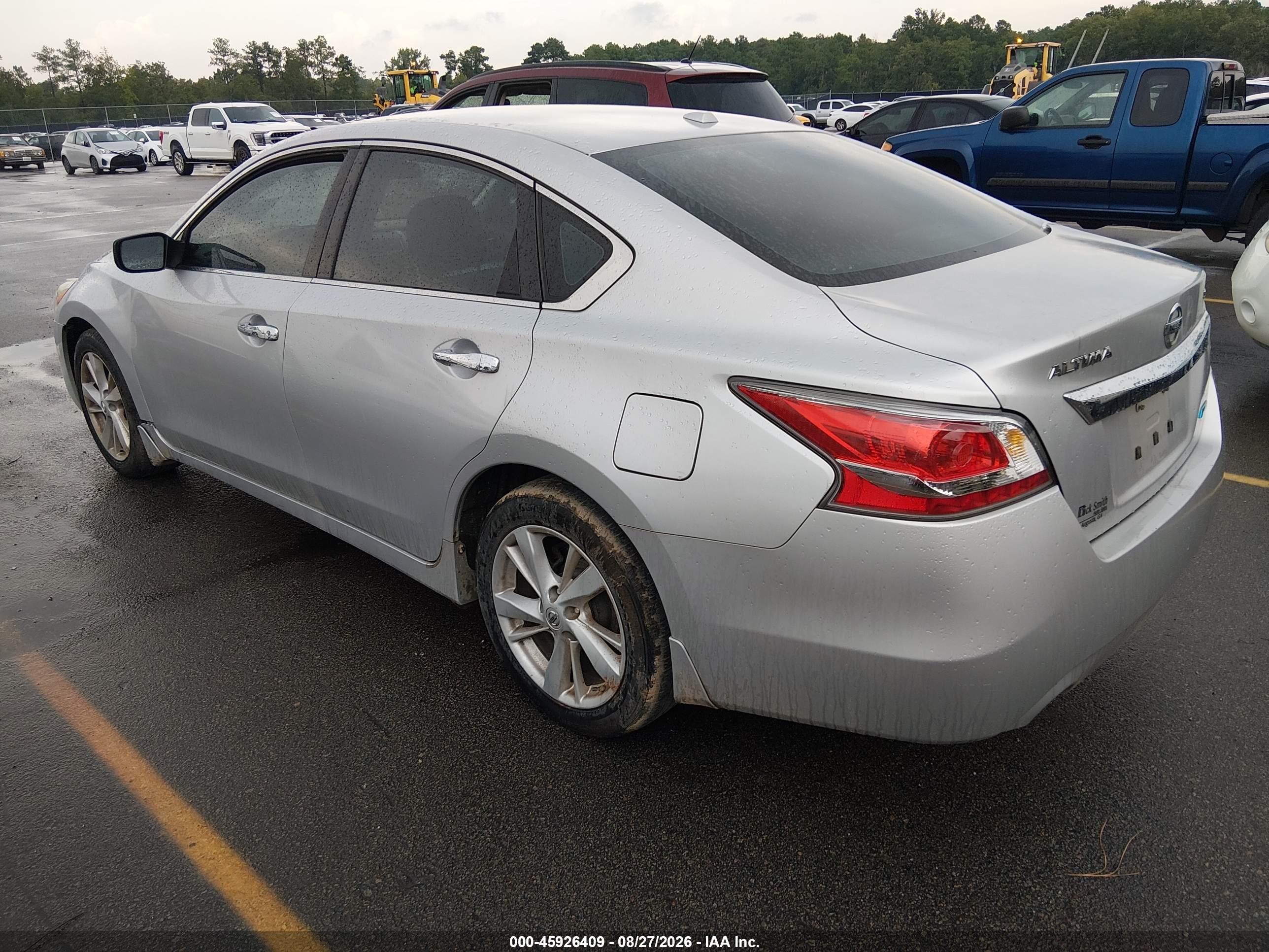 2014 Nissan Altima 2.5 Sv Серебряный vin: 1N4AL3AP5EC404626