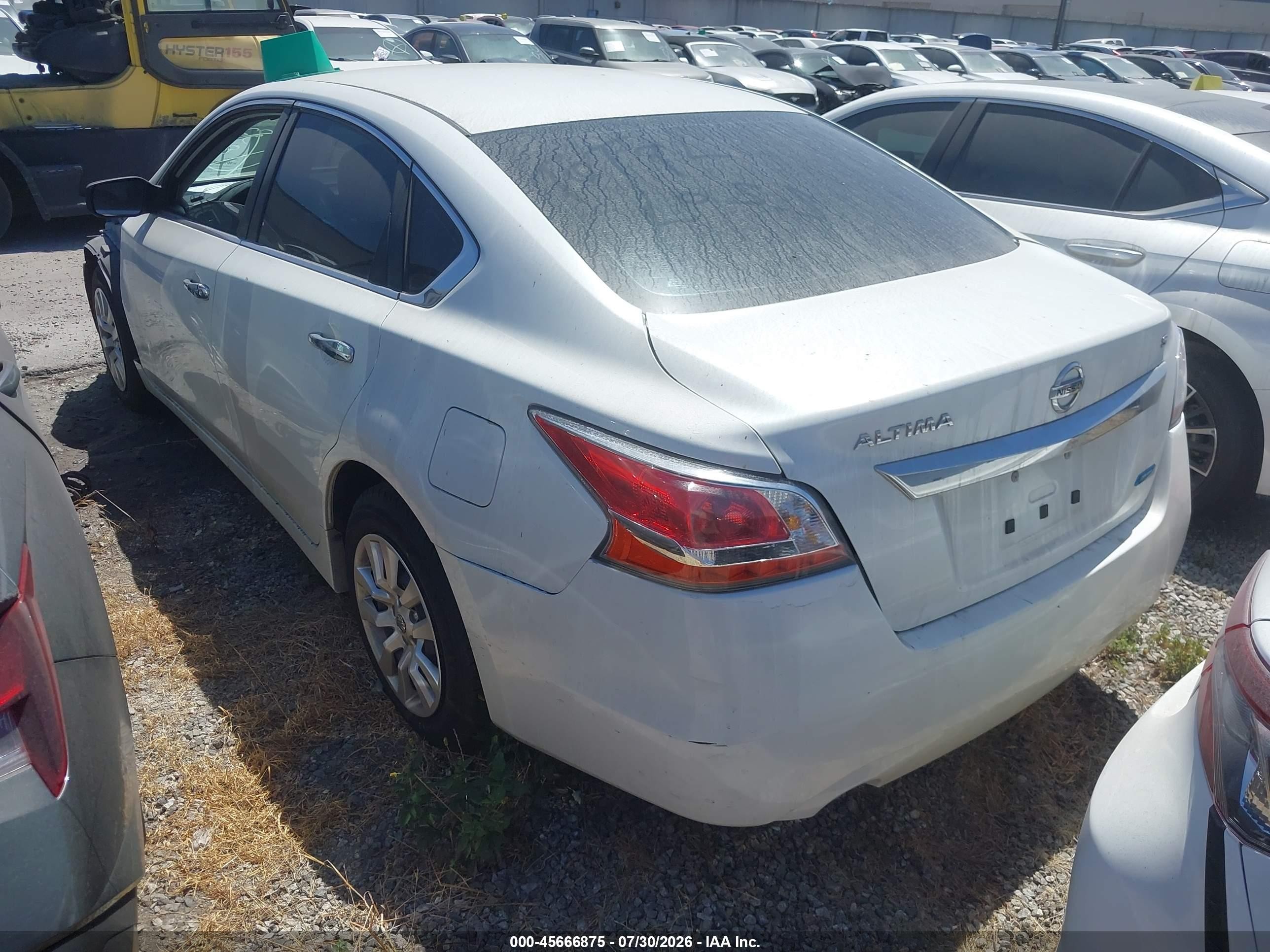 2014 Nissan Altima 2.5/2.5 S/2.5 Sl/2.5 Sv White vin: 1N4AL3AP5EC423029