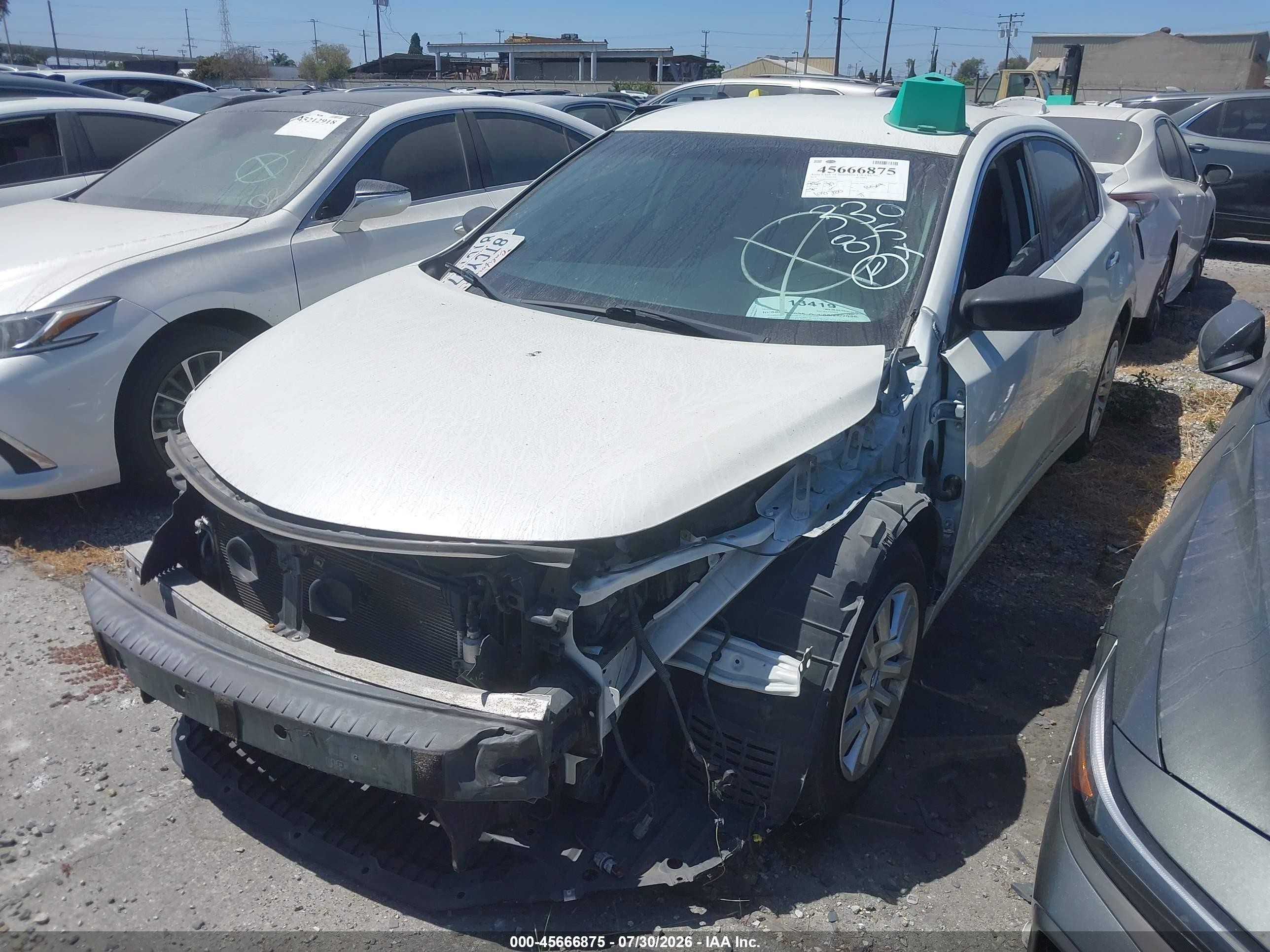 2014 Nissan Altima 2.5/2.5 S/2.5 Sl/2.5 Sv White vin: 1N4AL3AP5EC423029