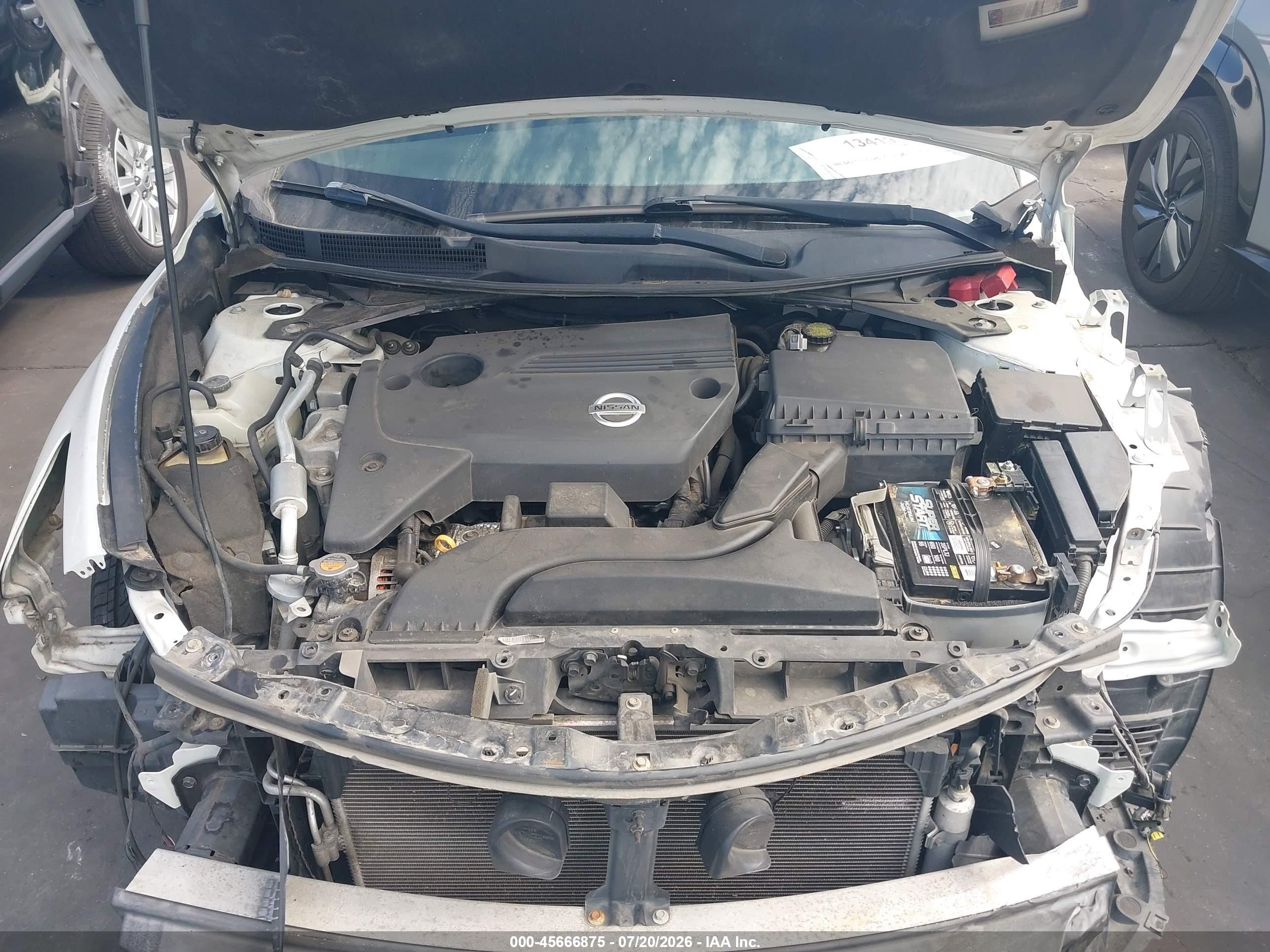 2014 Nissan Altima 2.5/2.5 S/2.5 Sl/2.5 Sv White vin: 1N4AL3AP5EC423029
