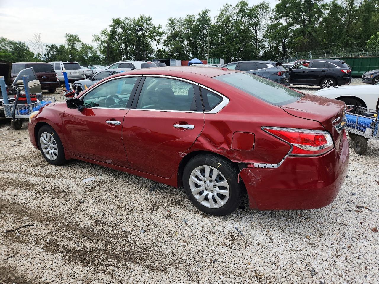 2014 Nissan Altima 2.5 S Red vin: 1N4AL3AP5EC425251
