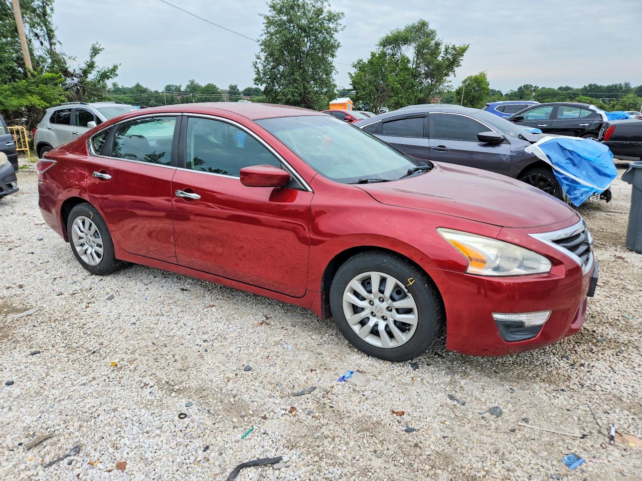 2014 Nissan Altima 2.5 S Red vin: 1N4AL3AP5EC425251