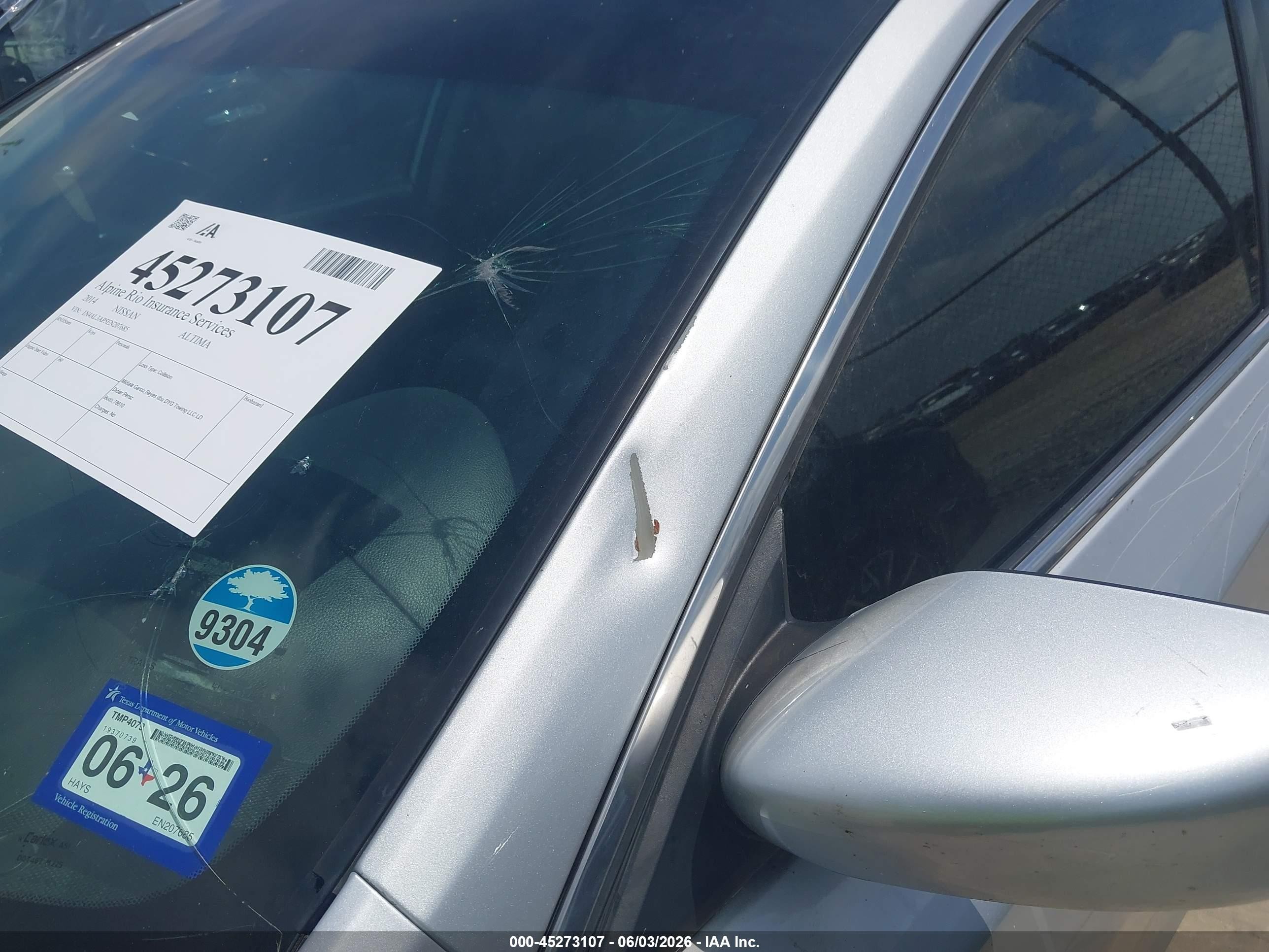 2014 Nissan Altima 2.5 S Silver vin: 1N4AL3AP5EN207685