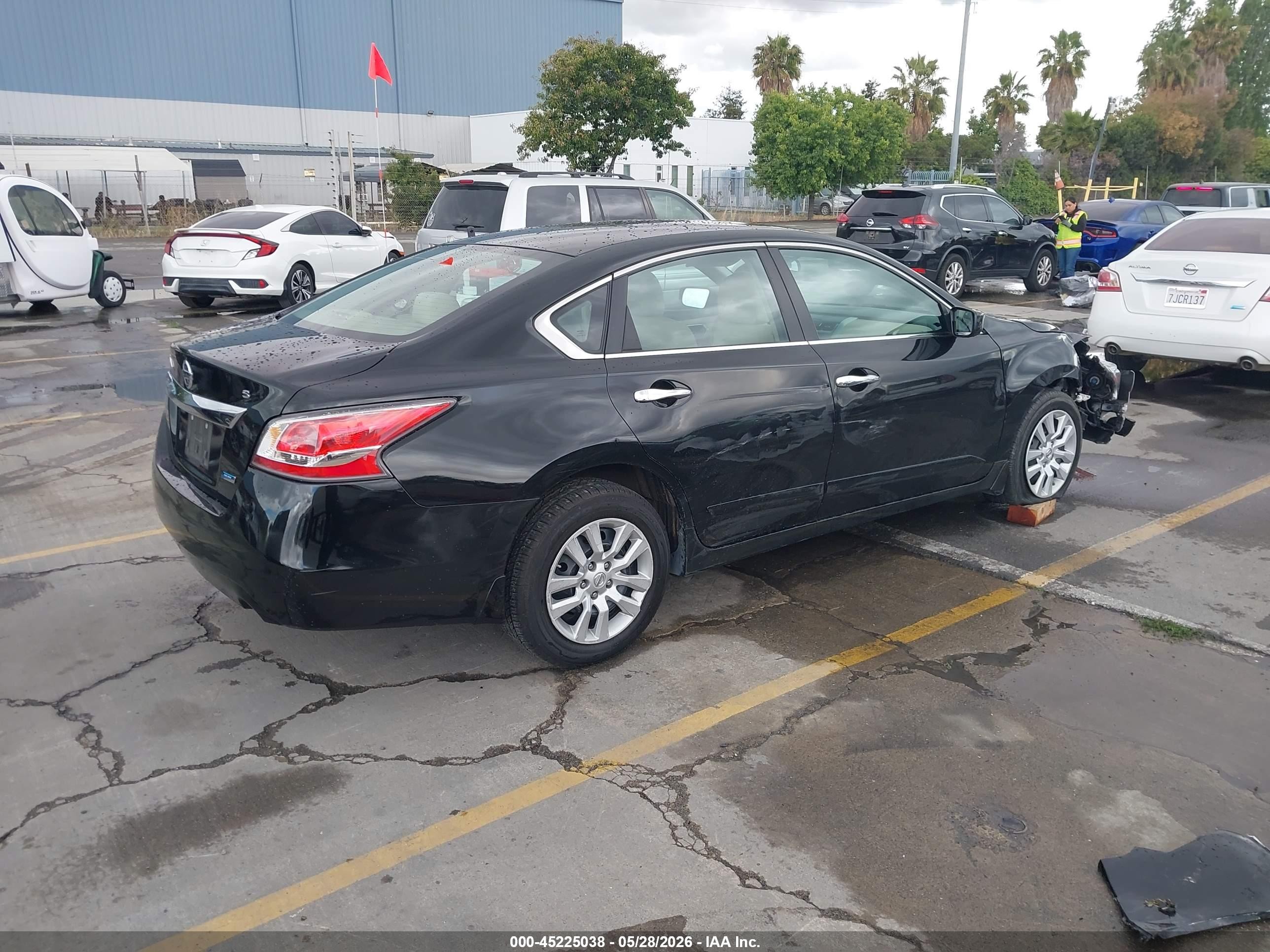 2014 Nissan Altima 2.5 S Black vin: 1N4AL3AP5EN212496