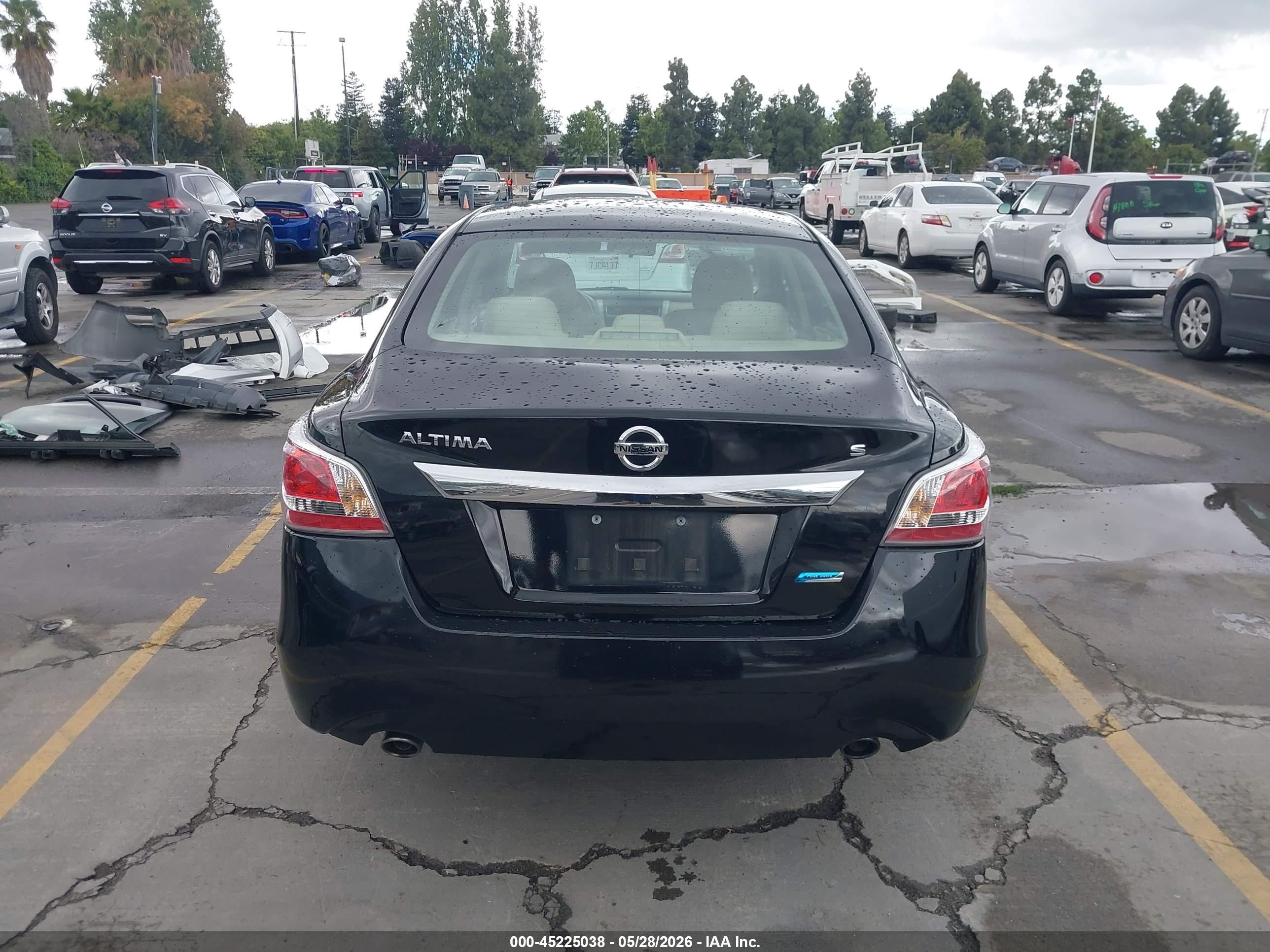 2014 Nissan Altima 2.5 S Black vin: 1N4AL3AP5EN212496