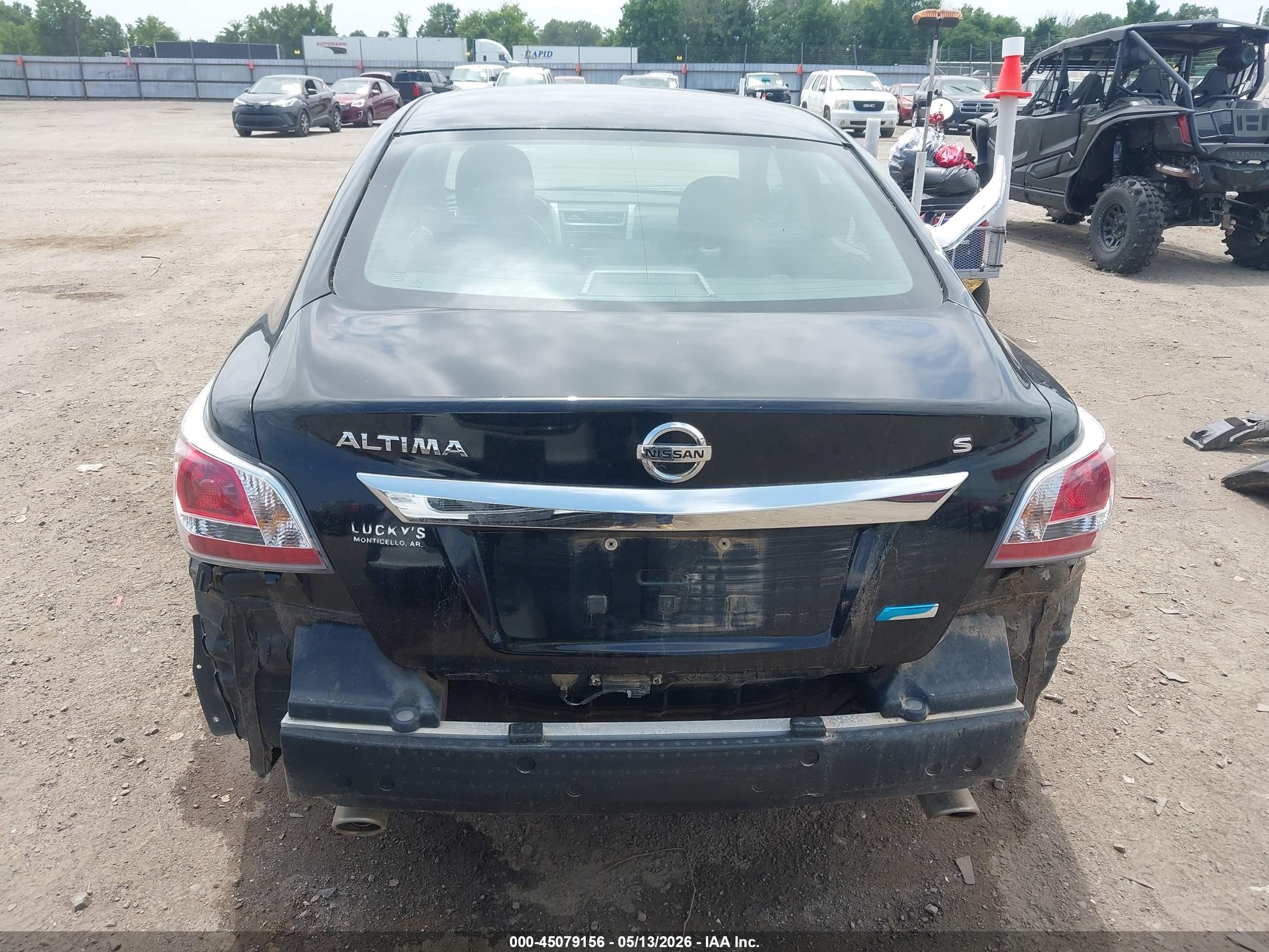 2014 Nissan Altima 2.5 S Черный vin: 1N4AL3AP5EN224650