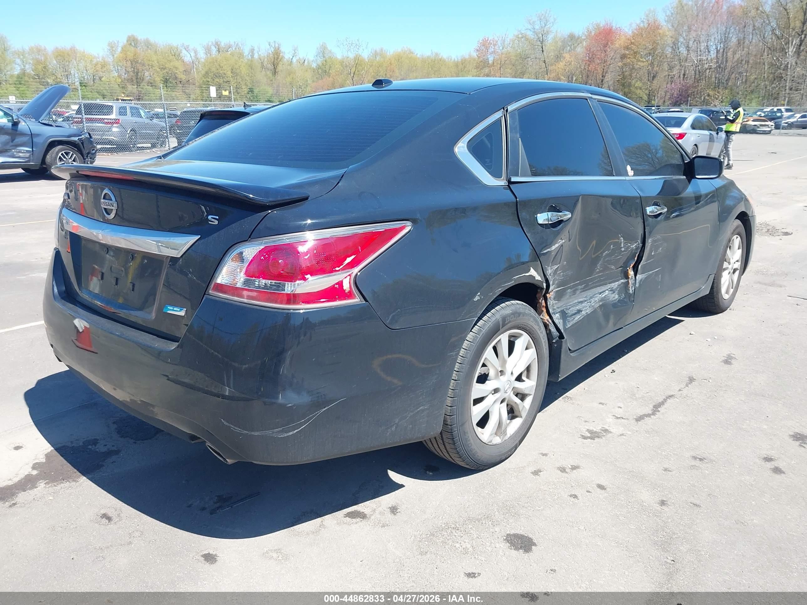2014 Nissan Altima 2.5 S Черный vin: 1N4AL3AP5EN237625
