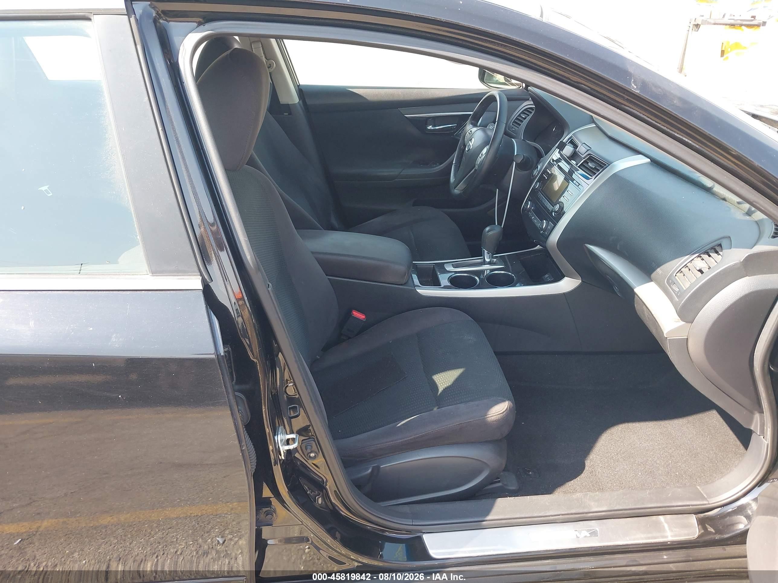 2014 Nissan Altima 2.5 Sv Black vin: 1N4AL3AP5EN247488
