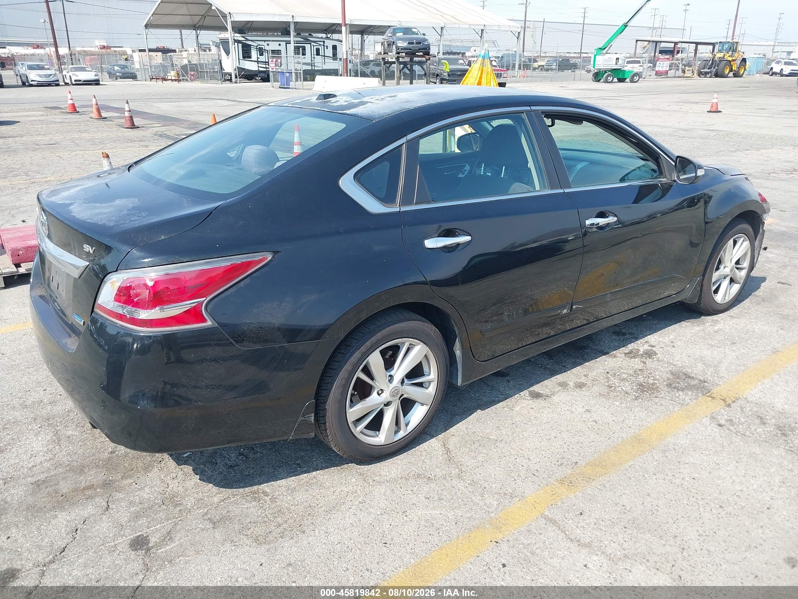 2014 Nissan Altima 2.5 Sv Black vin: 1N4AL3AP5EN247488
