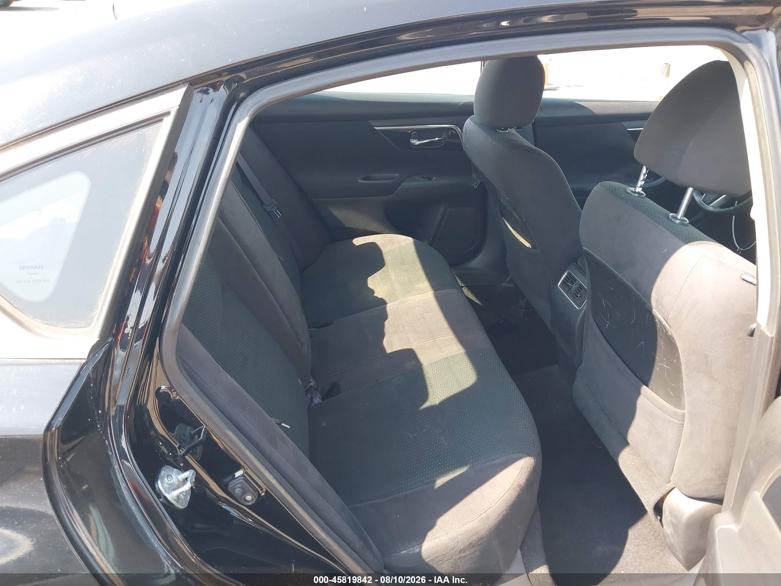 2014 Nissan Altima 2.5 Sv Black vin: 1N4AL3AP5EN247488