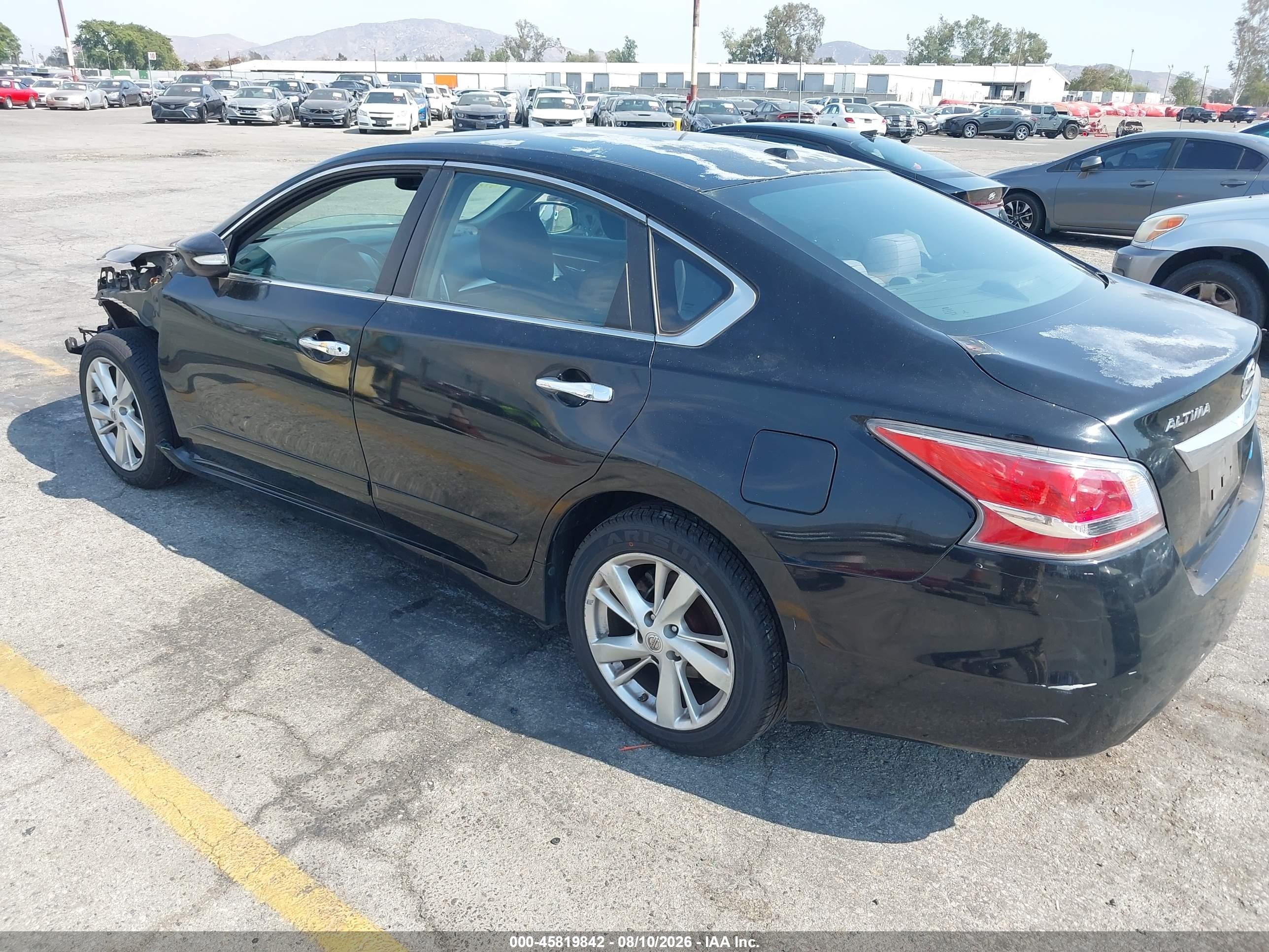 2014 Nissan Altima 2.5 Sv Black vin: 1N4AL3AP5EN247488