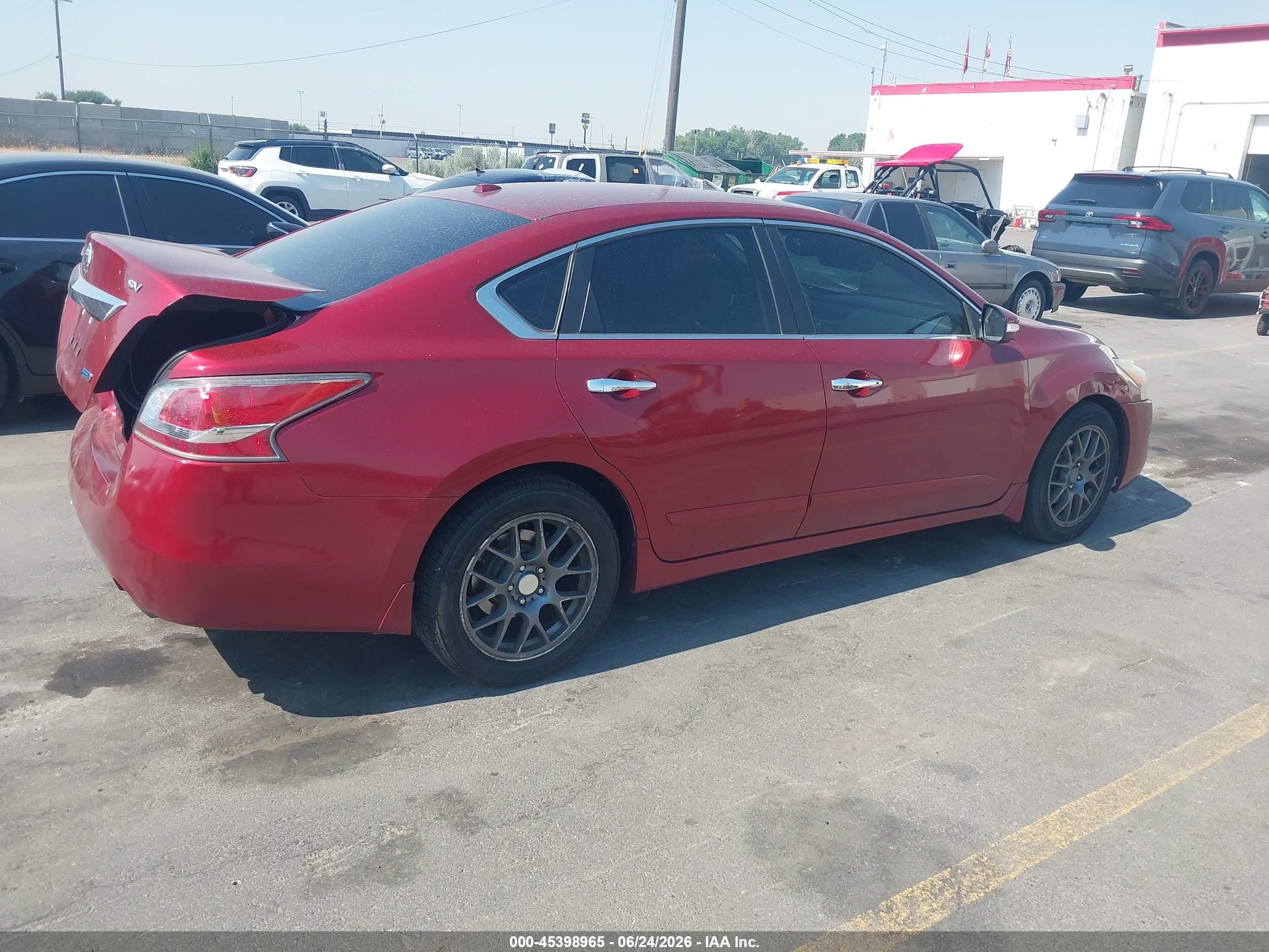 2014 Nissan Altima 2.5 Sv Red vin: 1N4AL3AP5EN248494