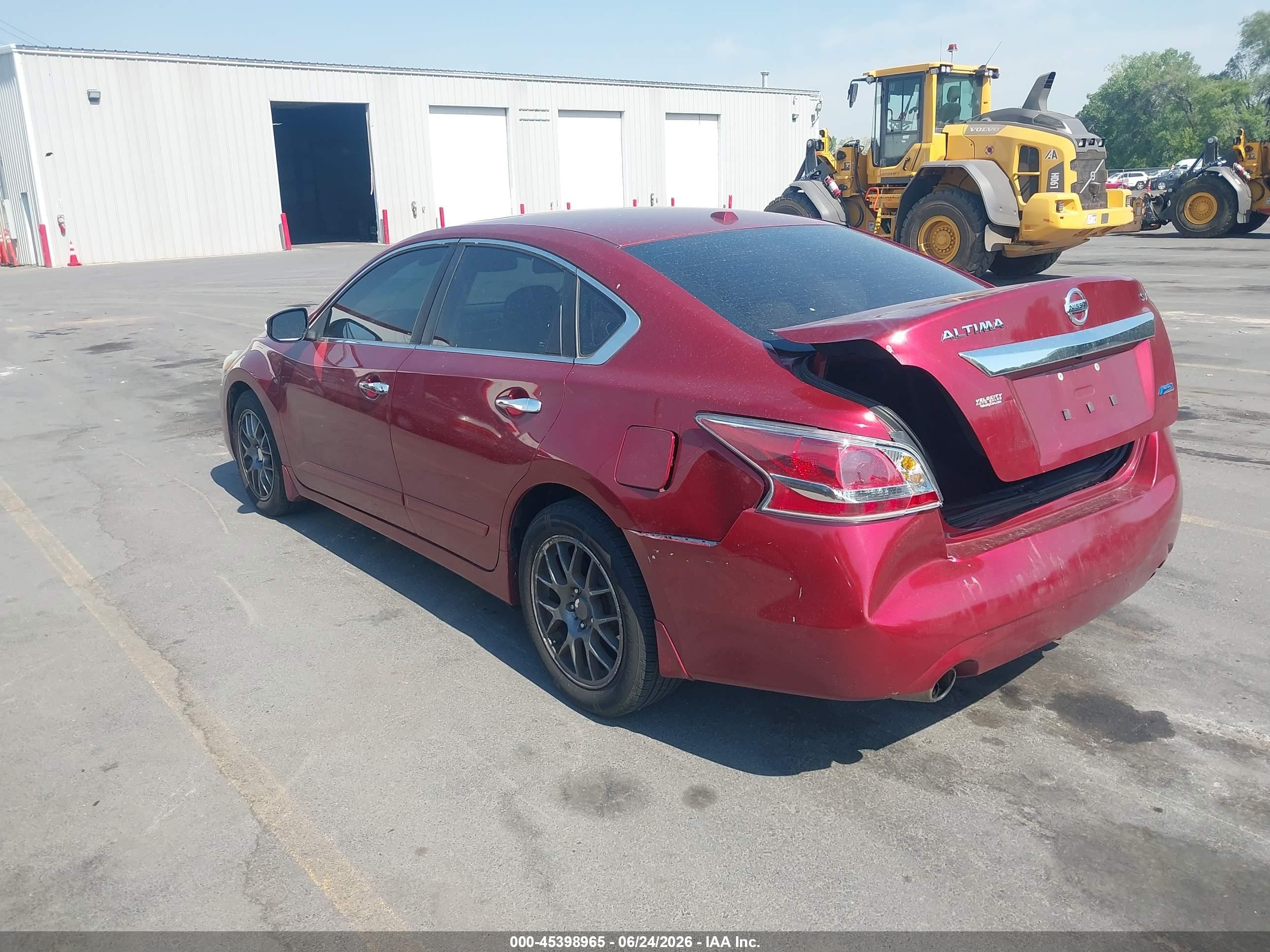 2014 Nissan Altima 2.5 Sv Red vin: 1N4AL3AP5EN248494