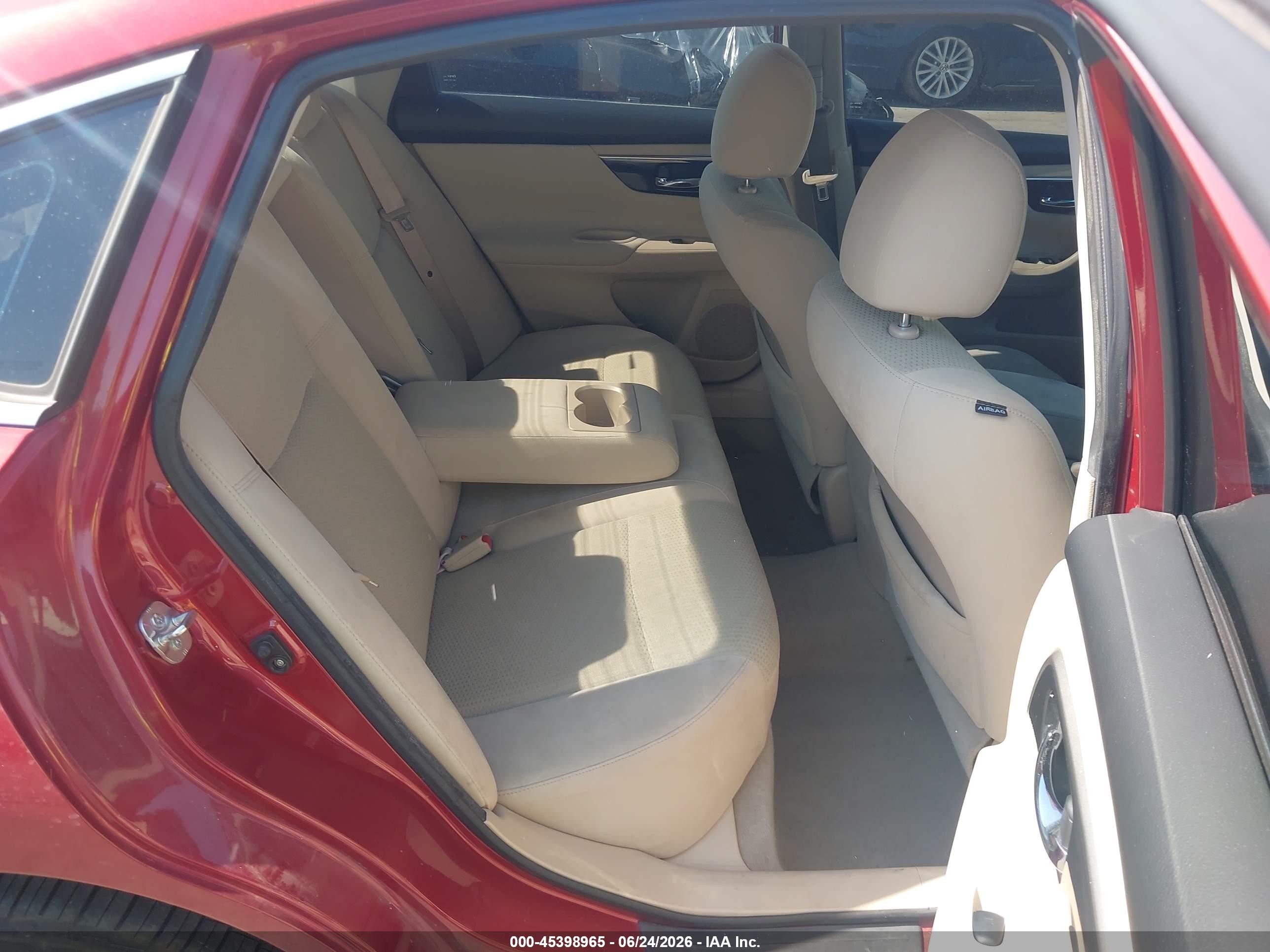 2014 Nissan Altima 2.5 Sv Red vin: 1N4AL3AP5EN248494