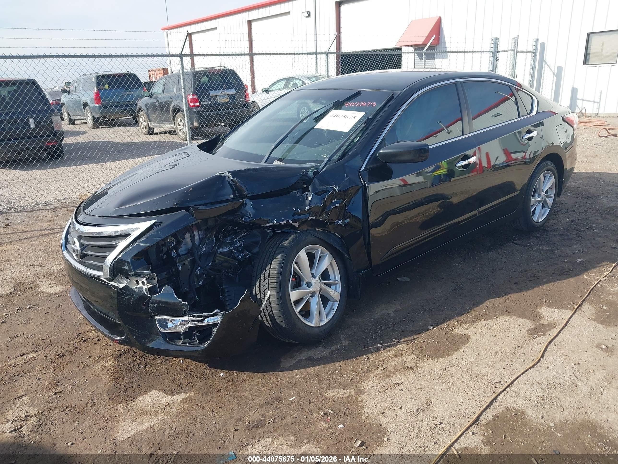 2014 Nissan Altima 2.5 Sv Black vin: 1N4AL3AP5EN253260