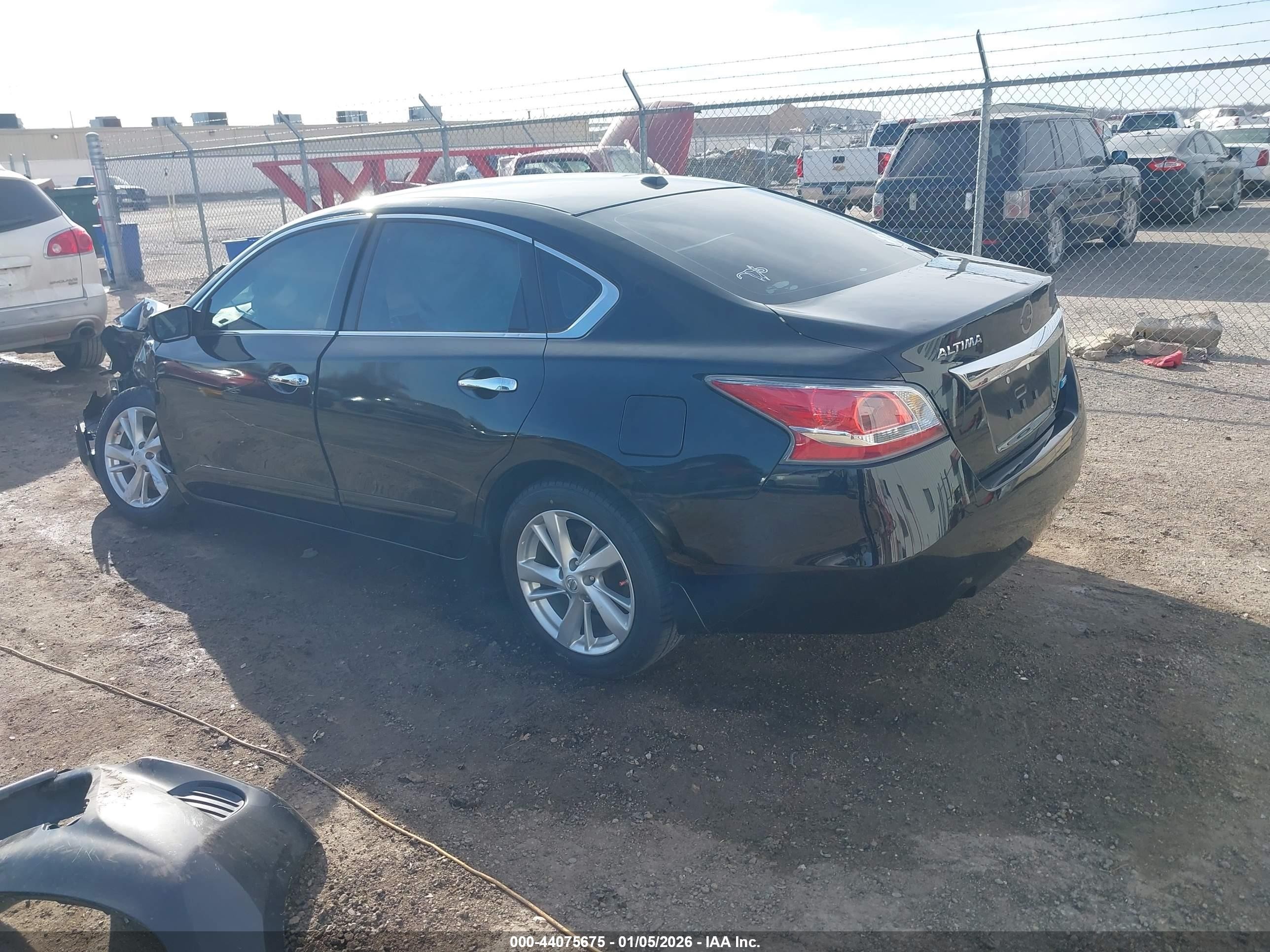 2014 Nissan Altima 2.5 Sv Black vin: 1N4AL3AP5EN253260