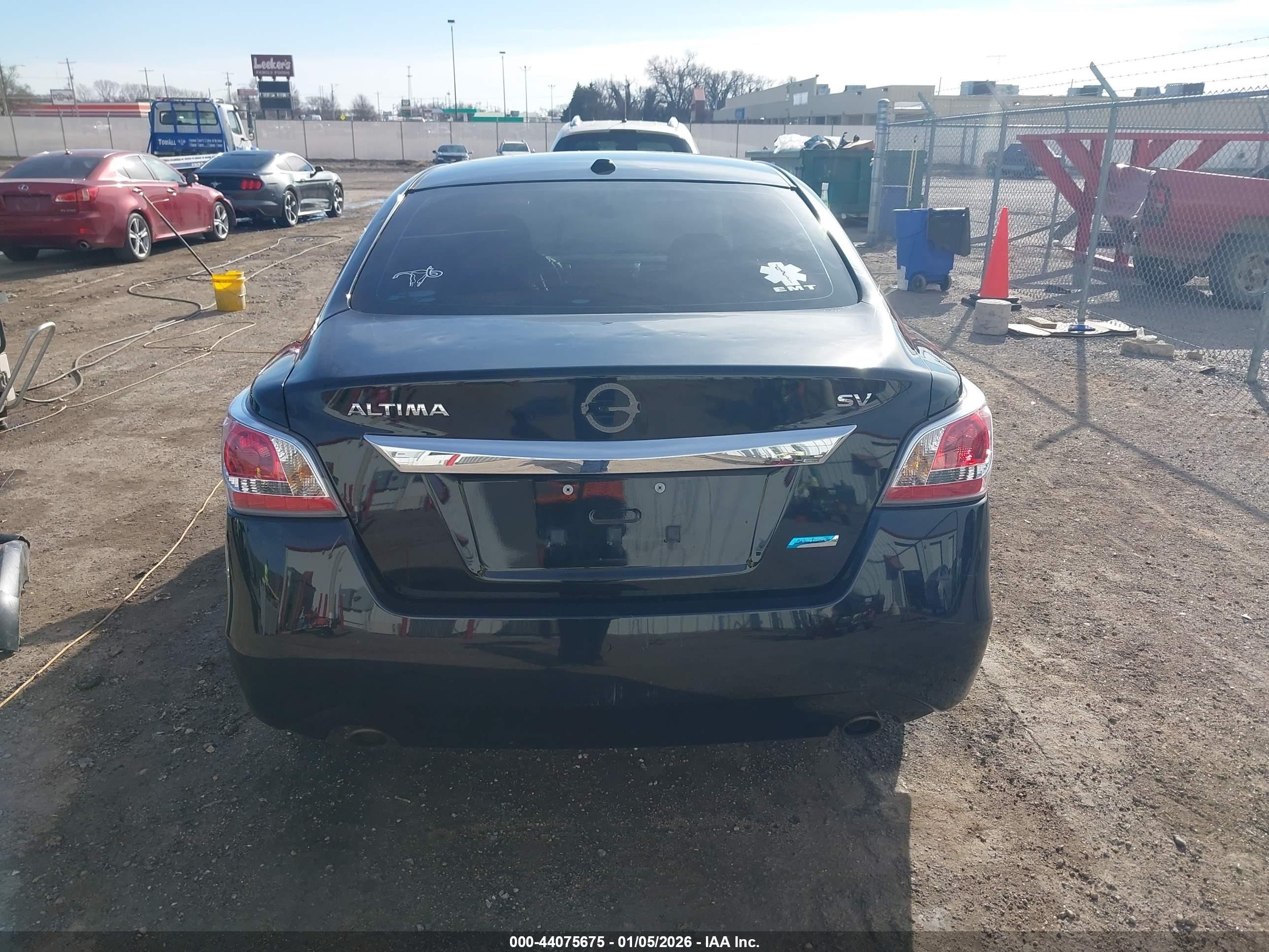 2014 Nissan Altima 2.5 Sv Black vin: 1N4AL3AP5EN253260