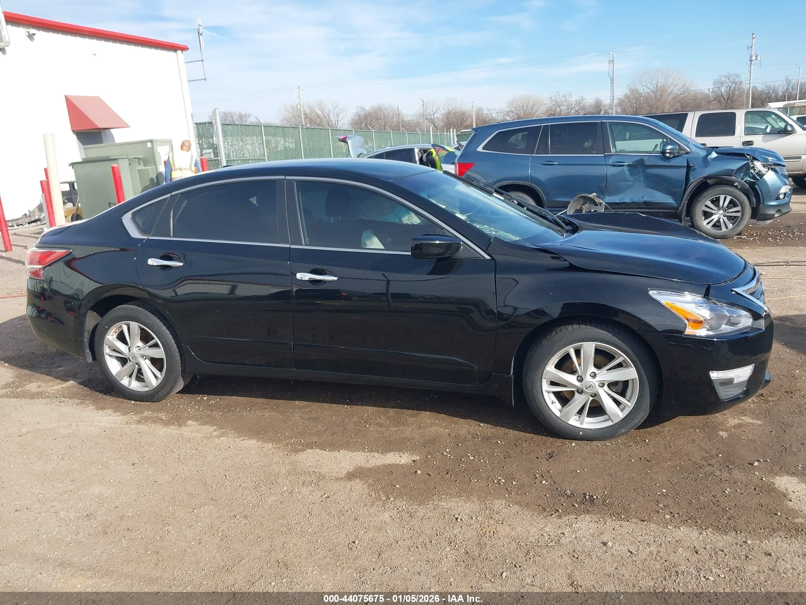 2014 Nissan Altima 2.5 Sv Black vin: 1N4AL3AP5EN253260