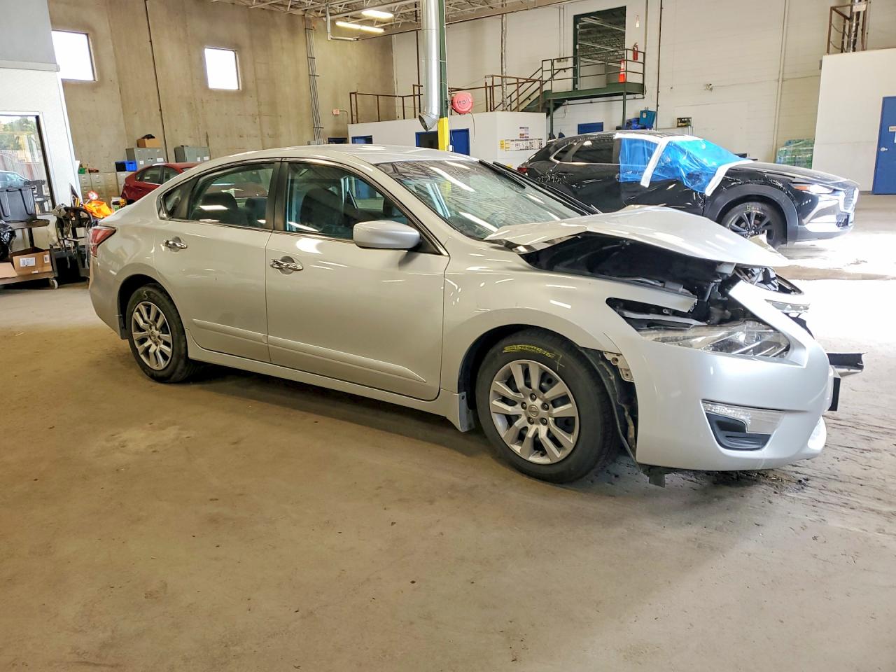 2014 Nissan Altima 2.5 S Silver vin: 1N4AL3AP5EN257454