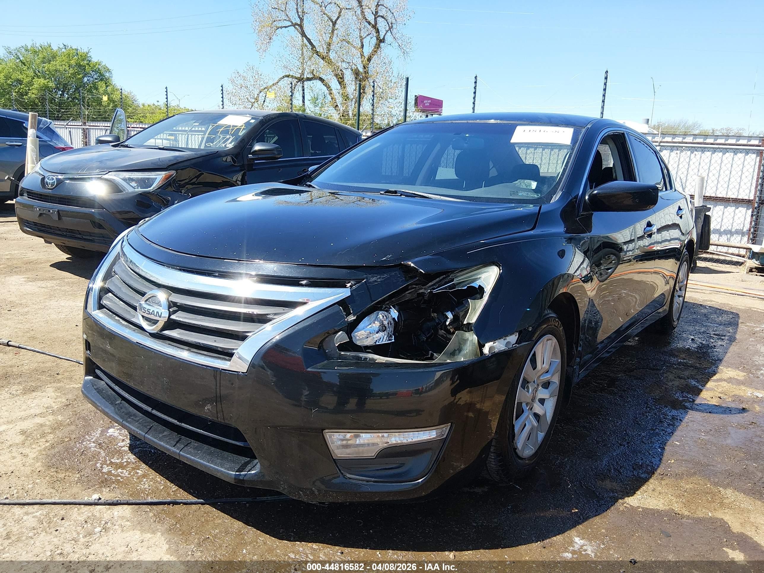2014 Nissan Altima 2.5 S Black vin: 1N4AL3AP5EN351897