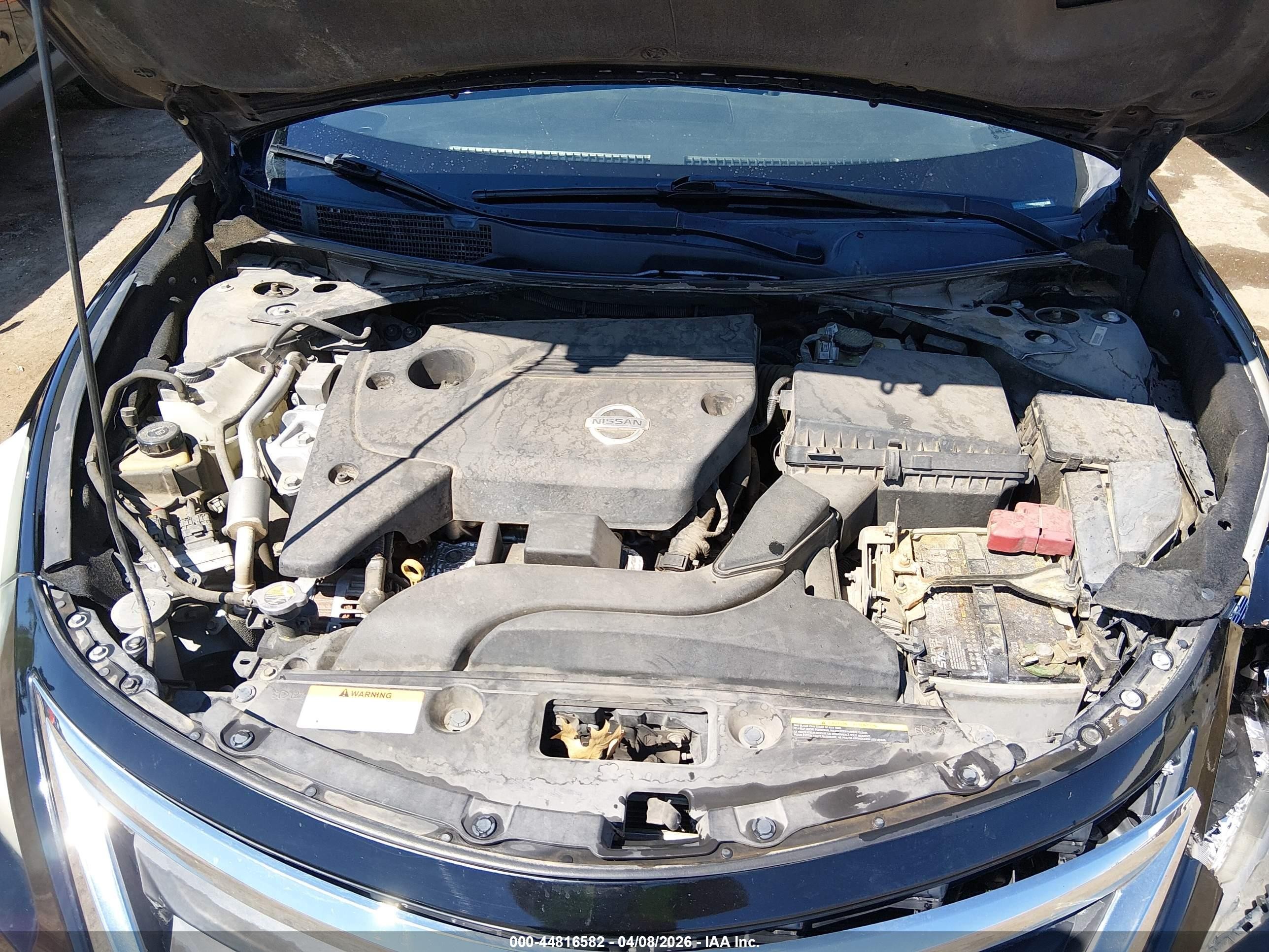 2014 Nissan Altima 2.5 S Black vin: 1N4AL3AP5EN351897