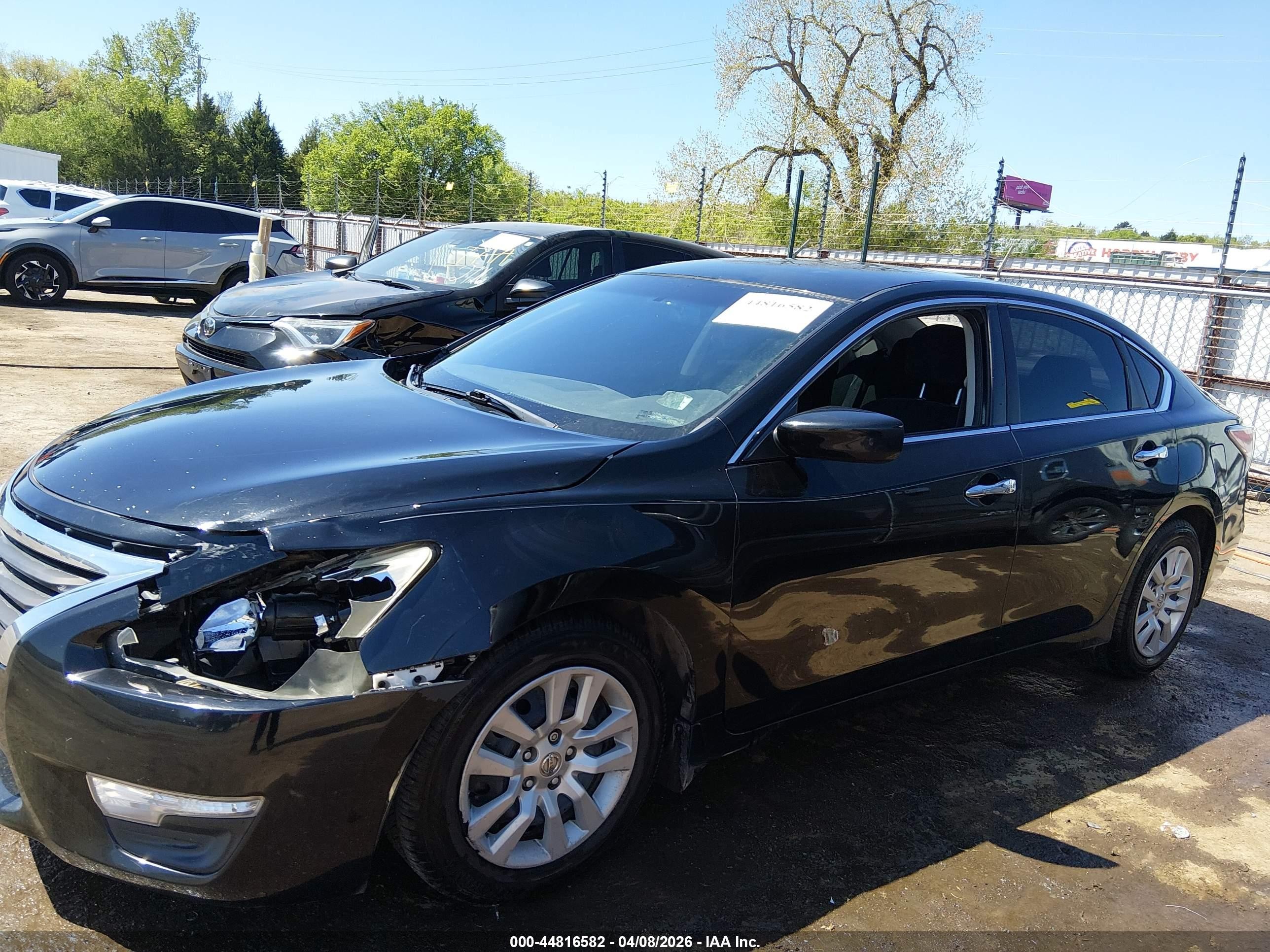 2014 Nissan Altima 2.5 S Black vin: 1N4AL3AP5EN351897
