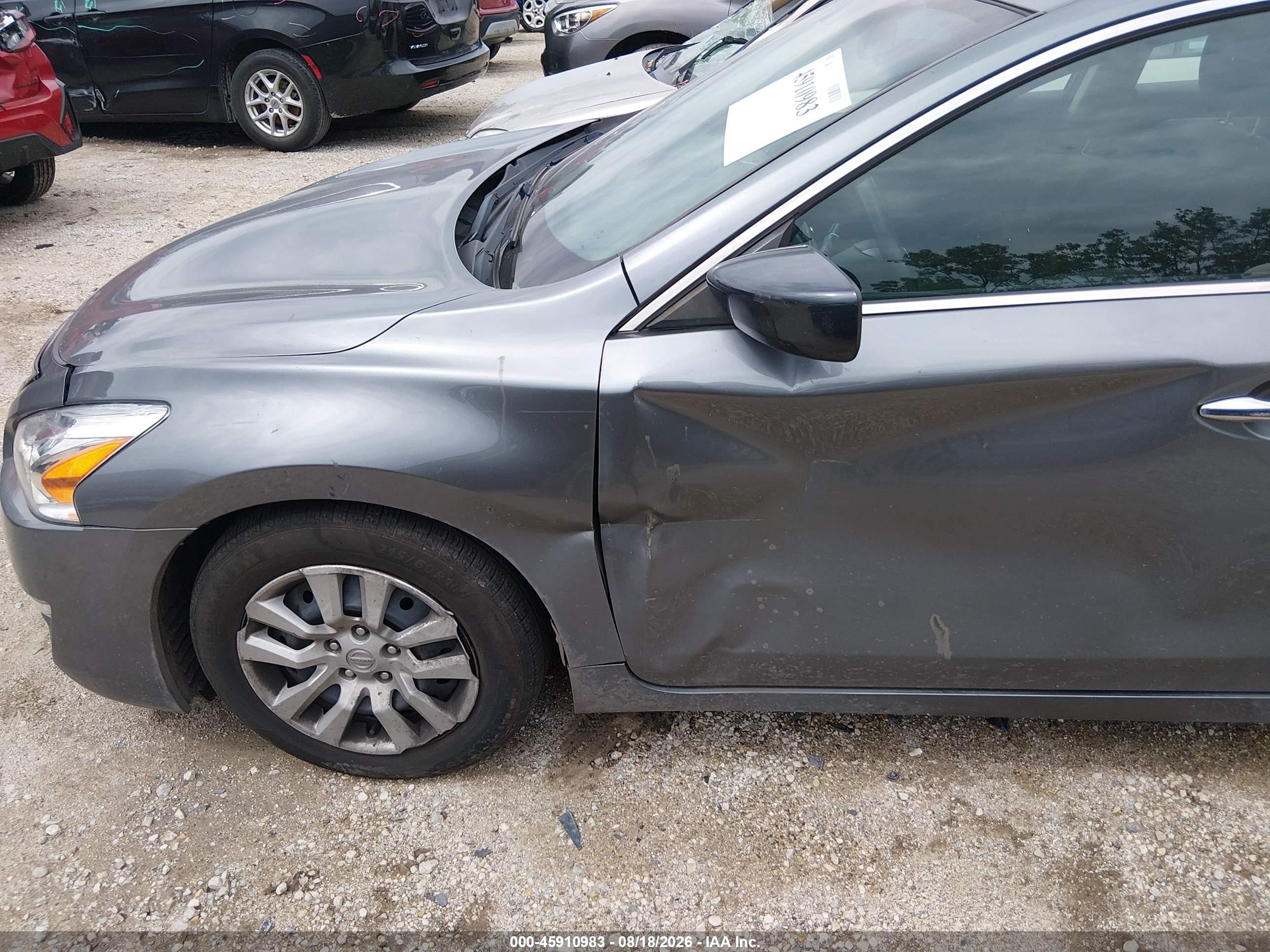 2014 Nissan Altima 2.5/2.5 S/2.5 Sl/2.5 Sv Silver vin: 1N4AL3AP5EN354752