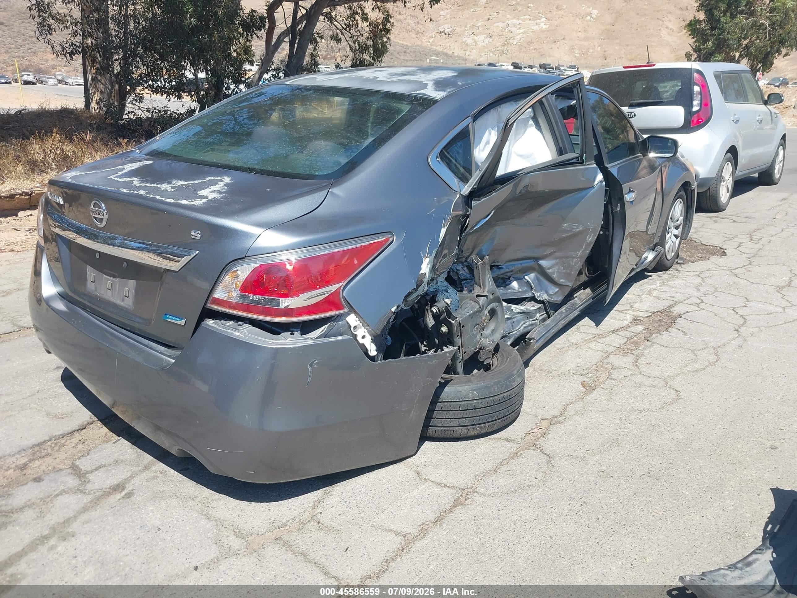 2014 Nissan Altima 2.5 S Gray vin: 1N4AL3AP5EN357697