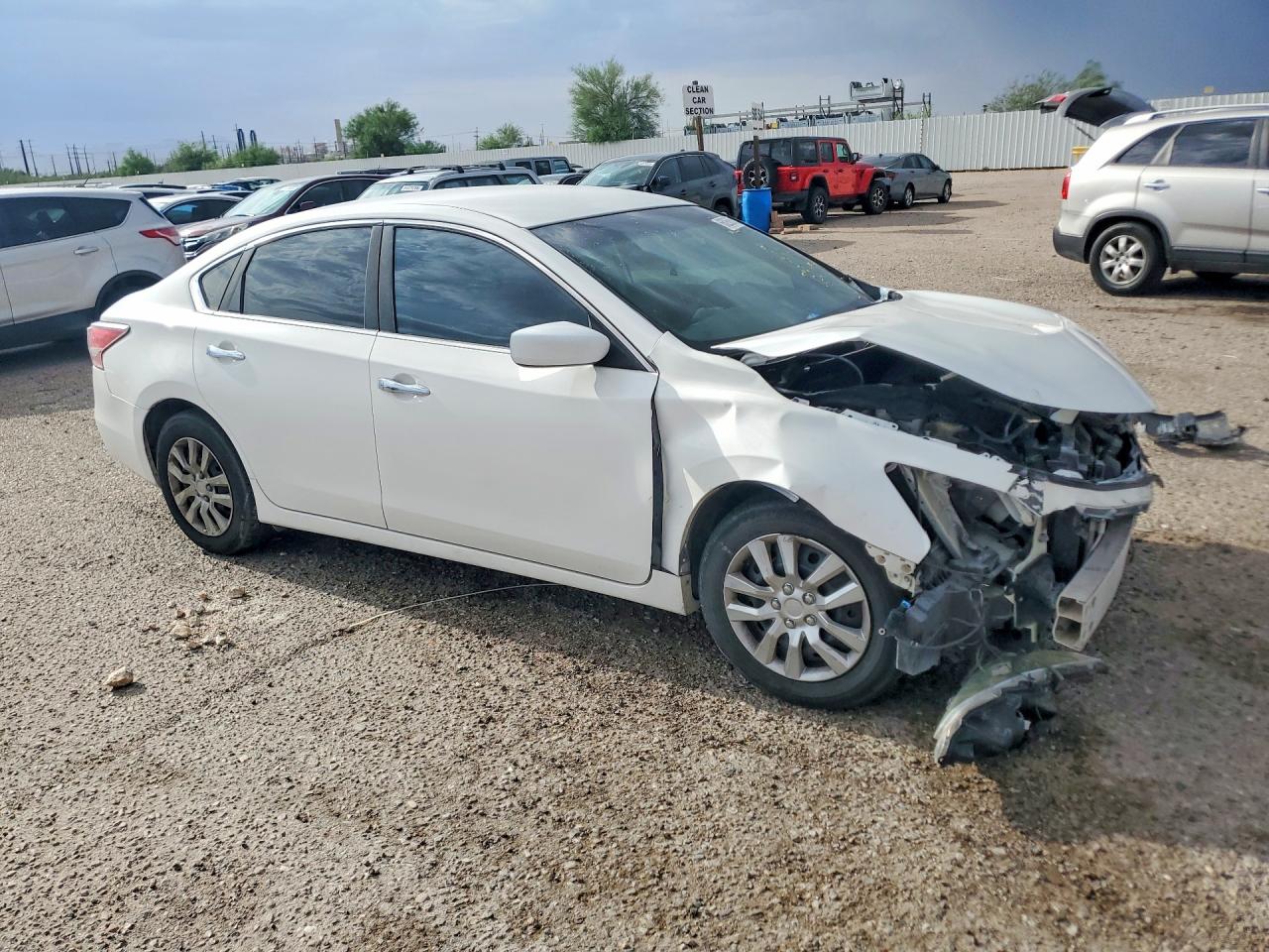 2014 Nissan Altima 2.5 White vin: 1N4AL3AP5EN358655