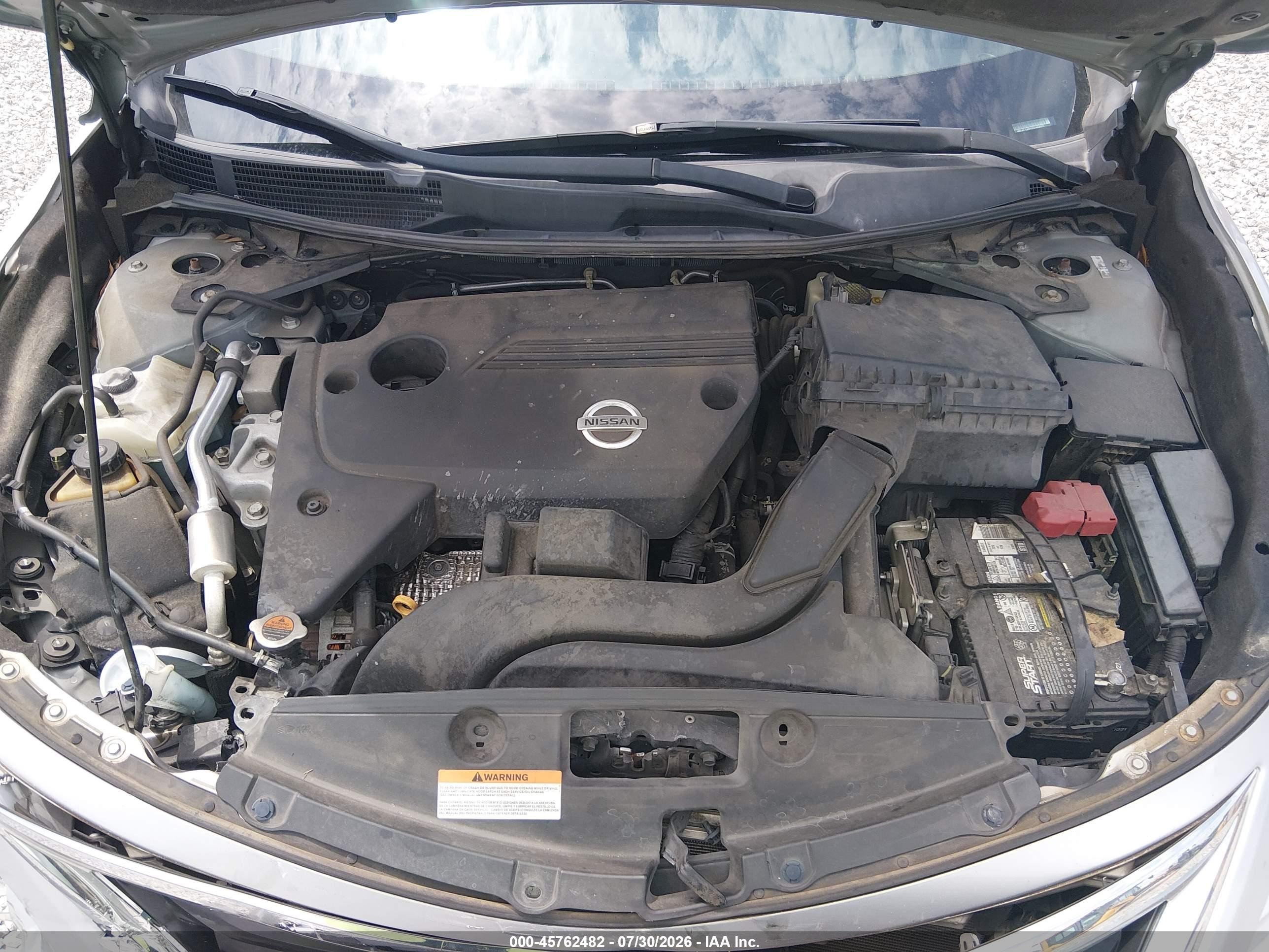 2014 Nissan Altima 2.5 S Silver vin: 1N4AL3AP5EN364553