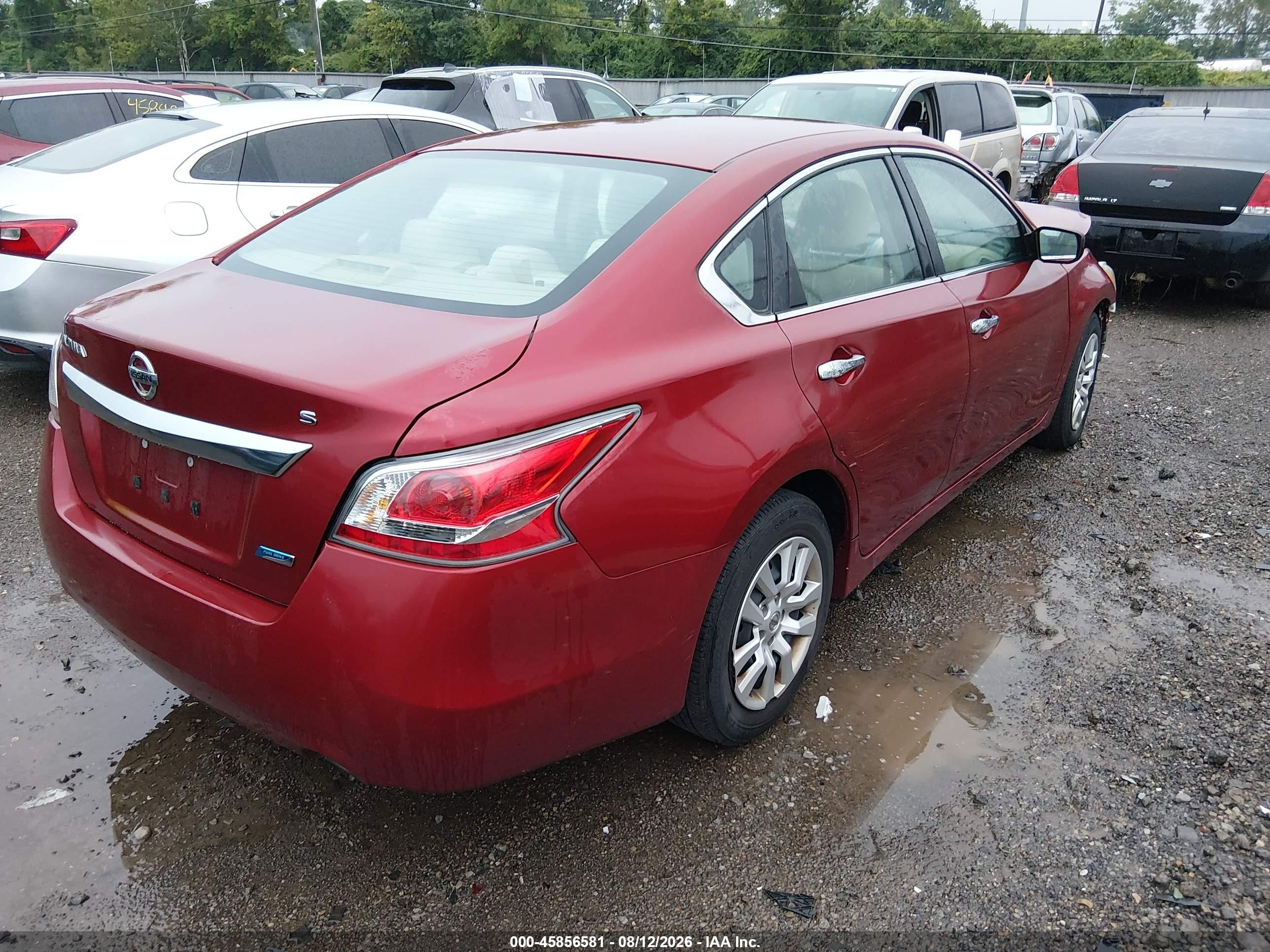 2014 Nissan Altima 2.5/2.5 S/2.5 Sl/2.5 Sv Burgundy vin: 1N4AL3AP5EN366156