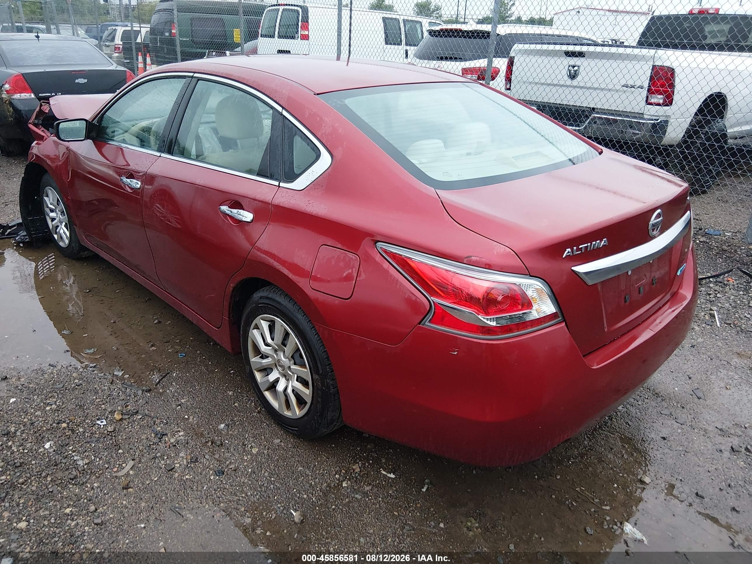 2014 Nissan Altima 2.5/2.5 S/2.5 Sl/2.5 Sv Burgundy vin: 1N4AL3AP5EN366156