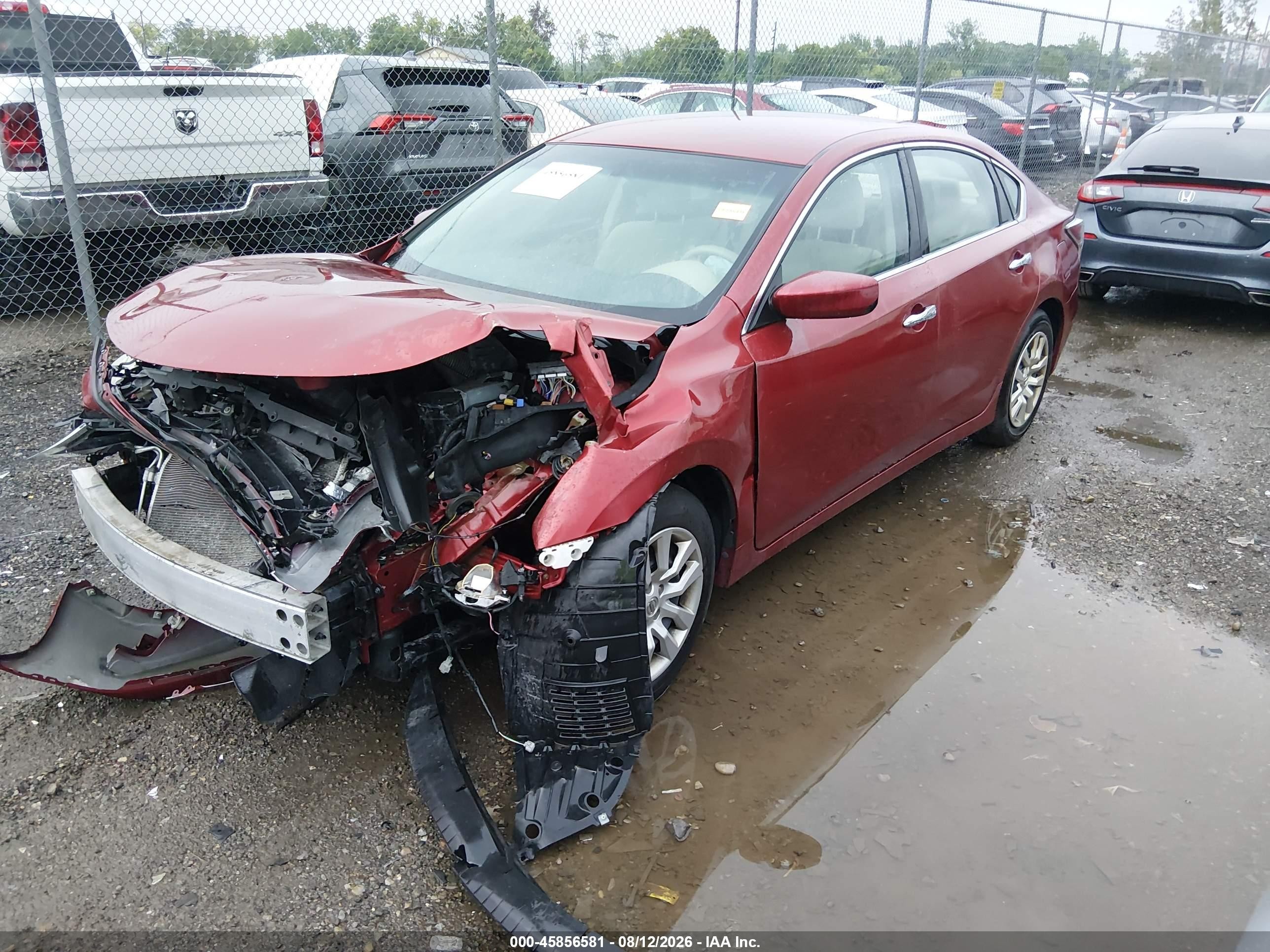 2014 Nissan Altima 2.5/2.5 S/2.5 Sl/2.5 Sv Burgundy vin: 1N4AL3AP5EN366156