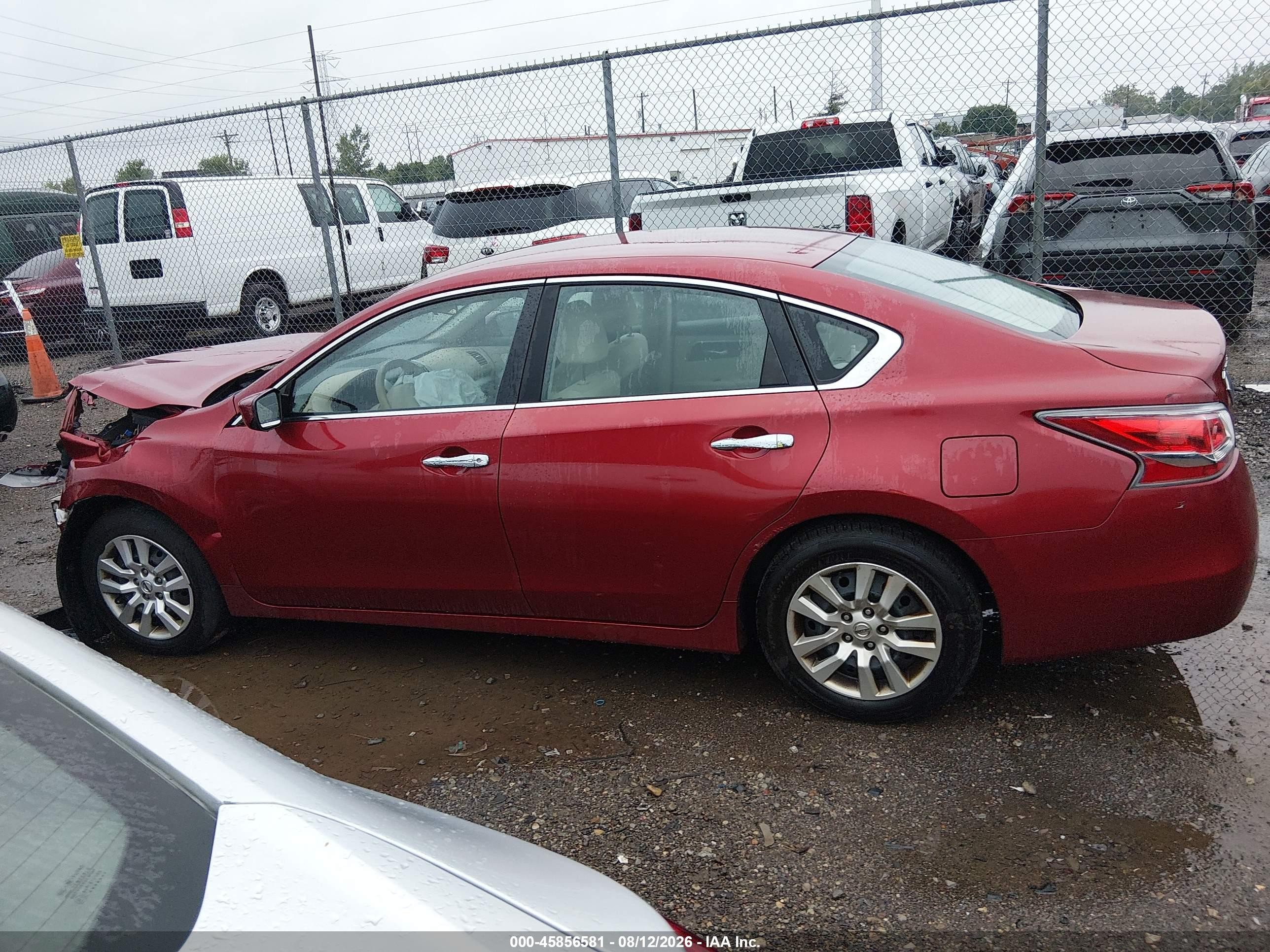 2014 Nissan Altima 2.5/2.5 S/2.5 Sl/2.5 Sv Burgundy vin: 1N4AL3AP5EN366156