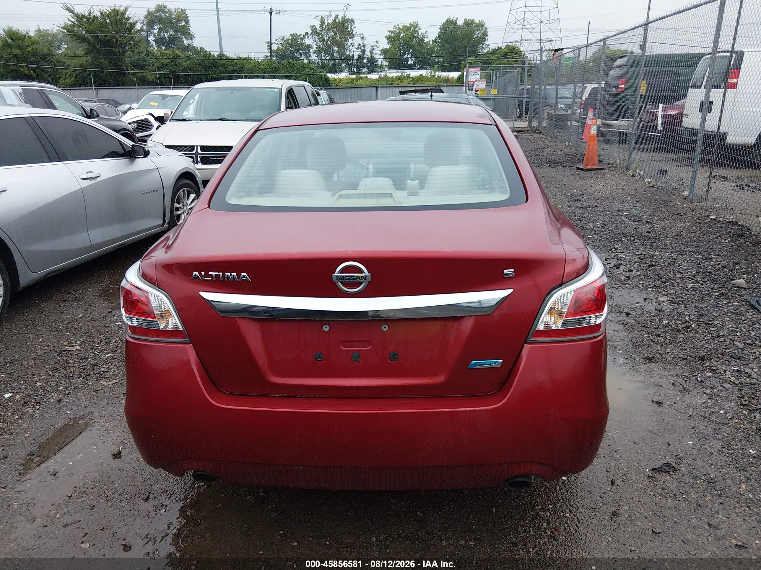 2014 Nissan Altima 2.5/2.5 S/2.5 Sl/2.5 Sv Burgundy vin: 1N4AL3AP5EN366156