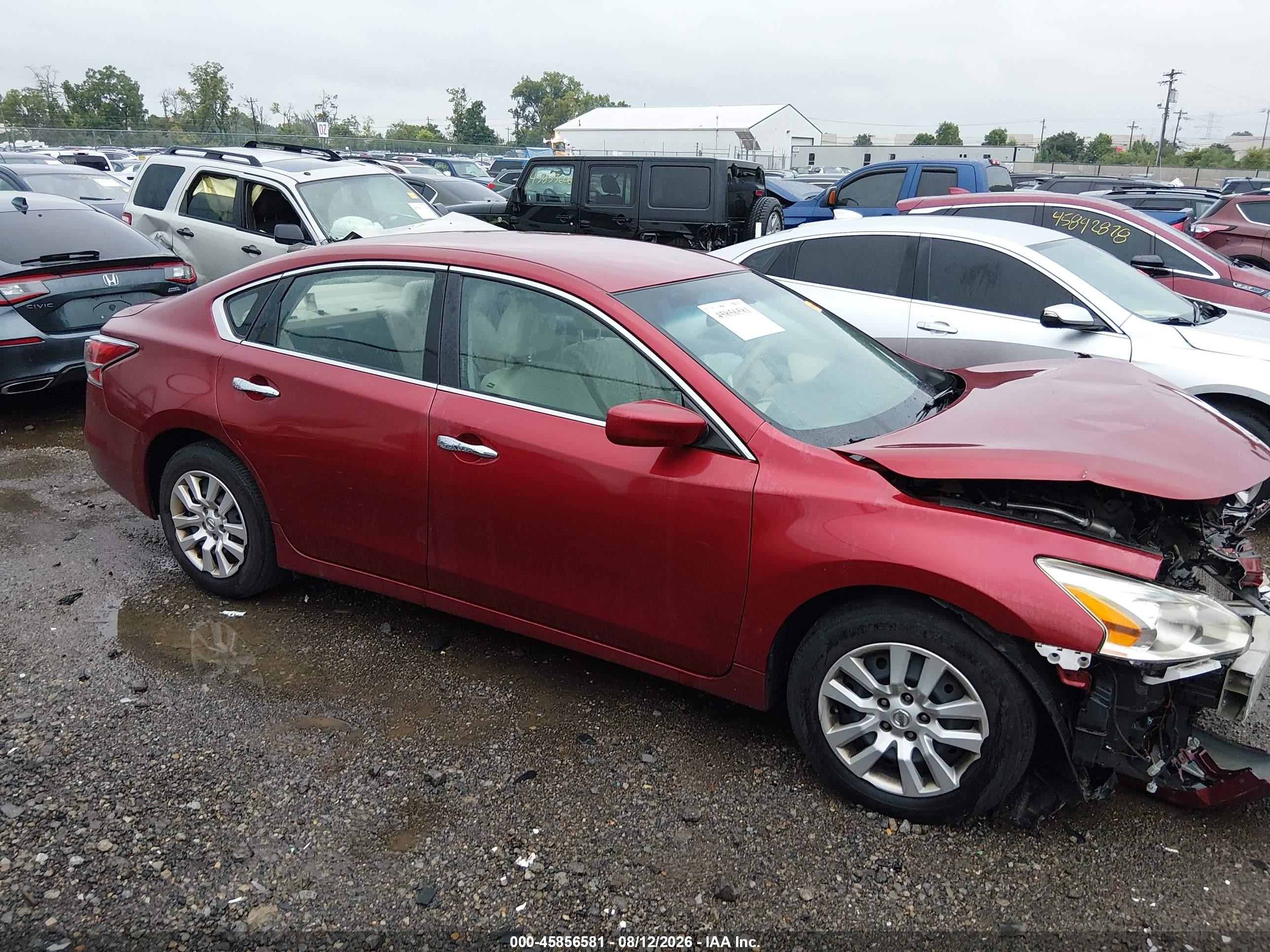 2014 Nissan Altima 2.5/2.5 S/2.5 Sl/2.5 Sv Burgundy vin: 1N4AL3AP5EN366156
