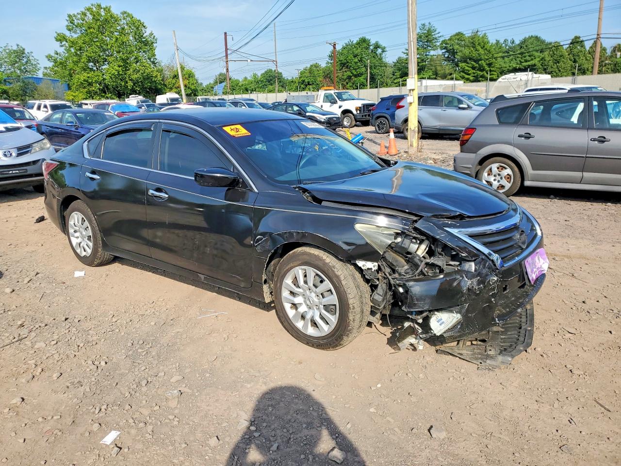 2014 Nissan Altima 2.5 S Черный vin: 1N4AL3AP5EN373463