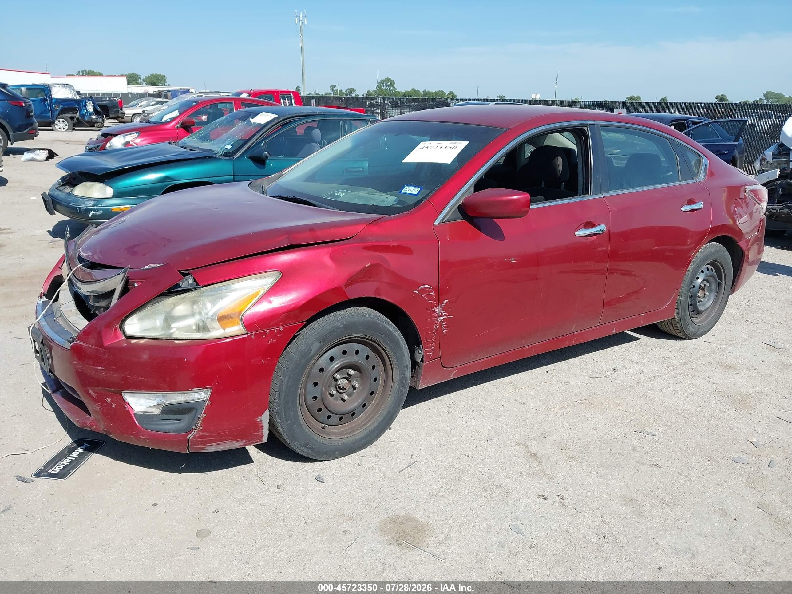 2014 Nissan Altima 2.5/2.5 S/2.5 Sl/2.5 Sv Red vin: 1N4AL3AP5EN379103