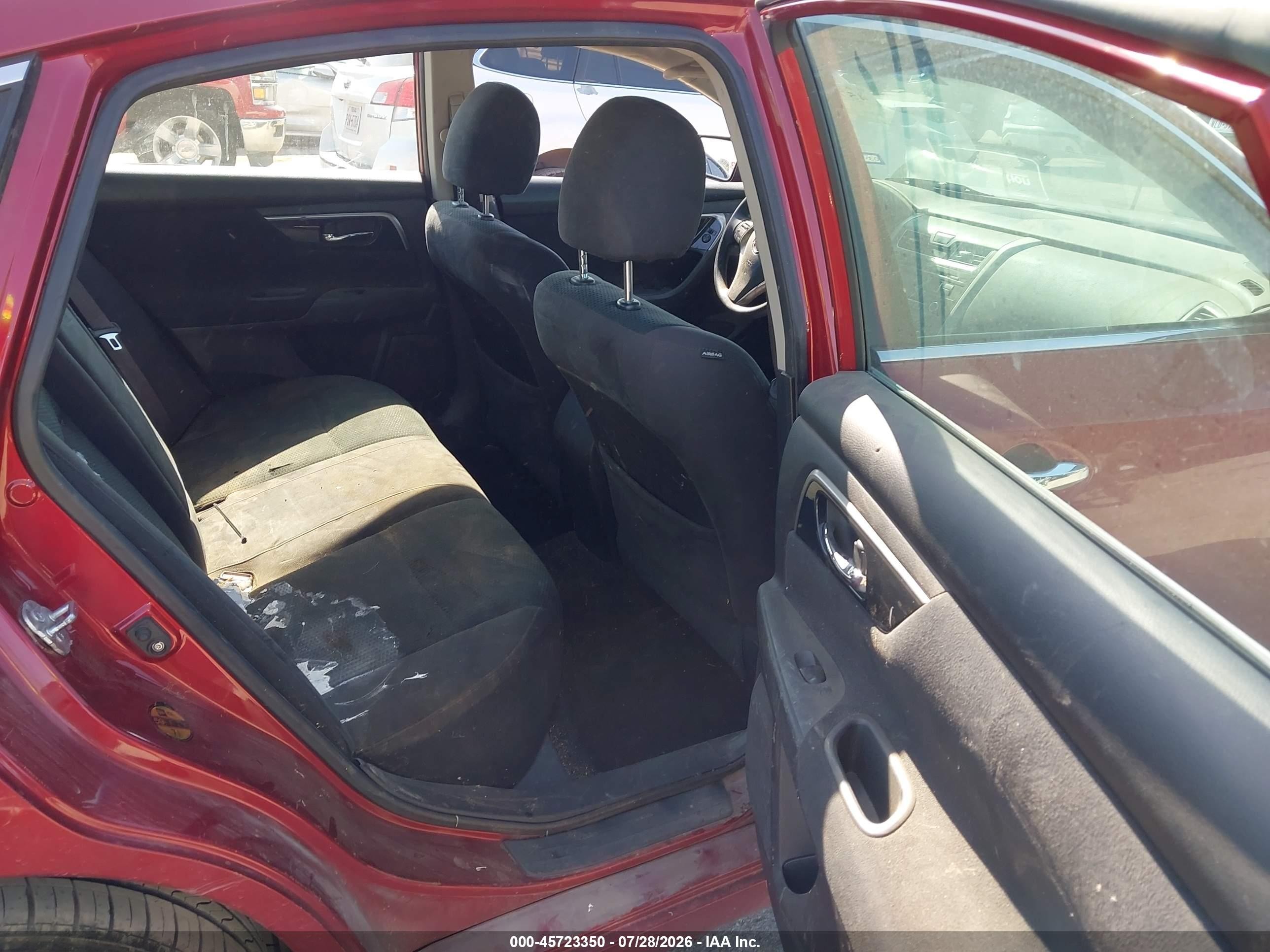 2014 Nissan Altima 2.5/2.5 S/2.5 Sl/2.5 Sv Red vin: 1N4AL3AP5EN379103