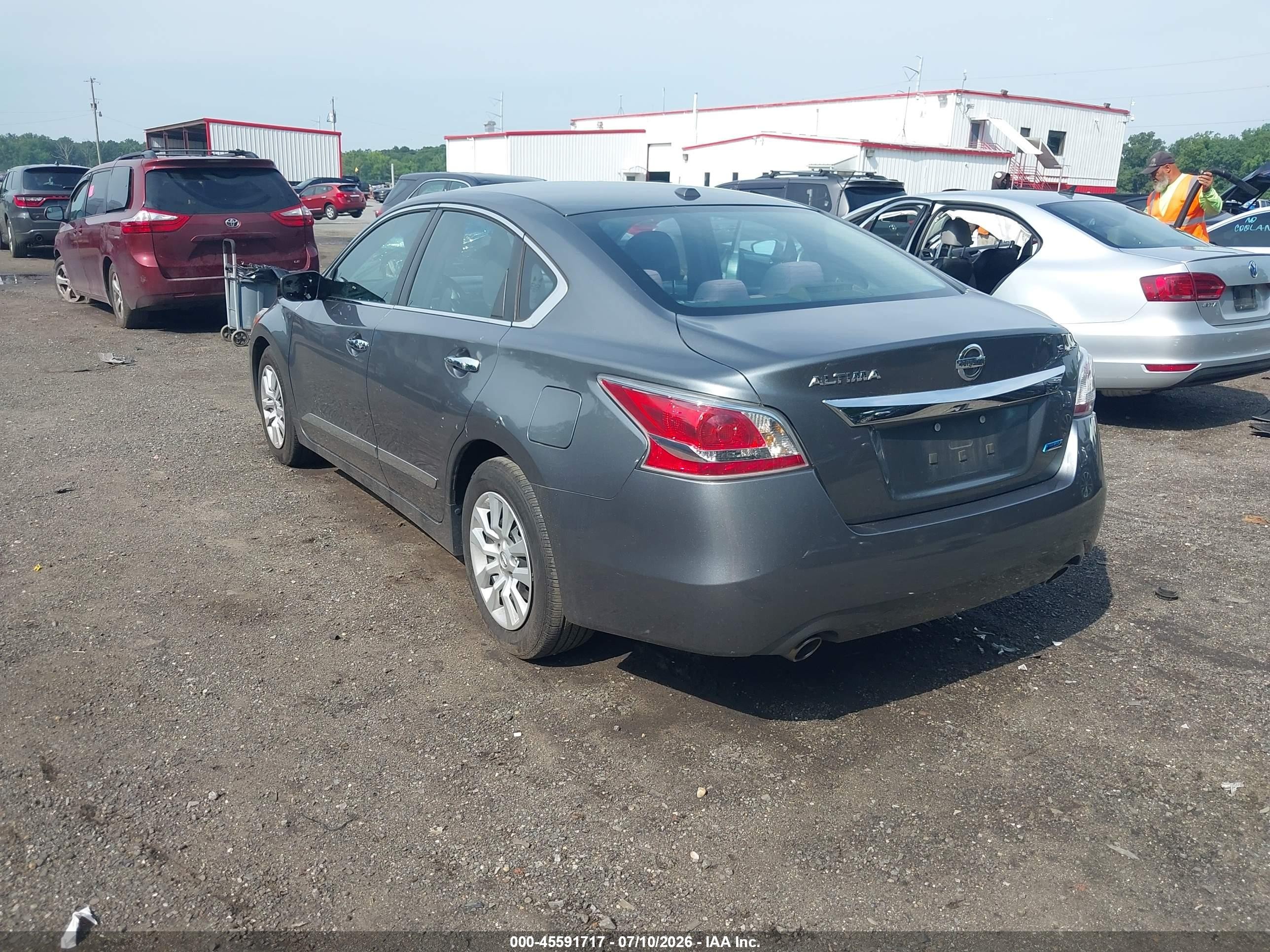 2014 Nissan Altima 2.5 S Серый vin: 1N4AL3AP5EN390442