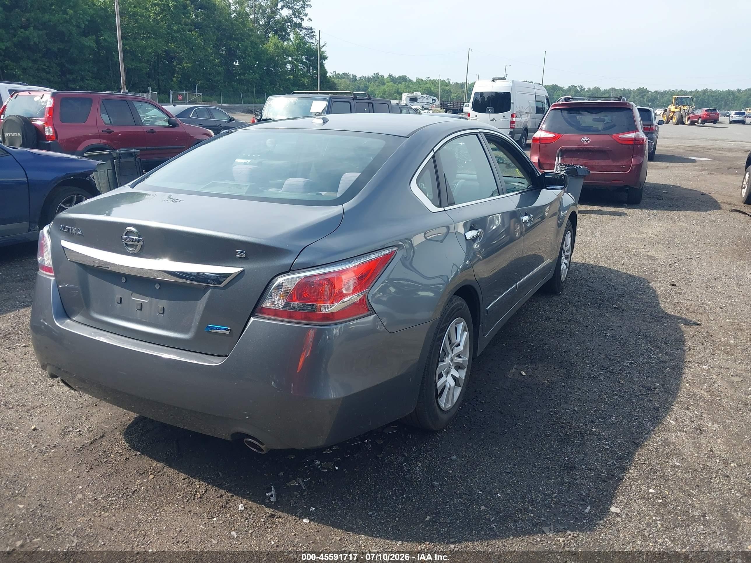 2014 Nissan Altima 2.5 S Серый vin: 1N4AL3AP5EN390442