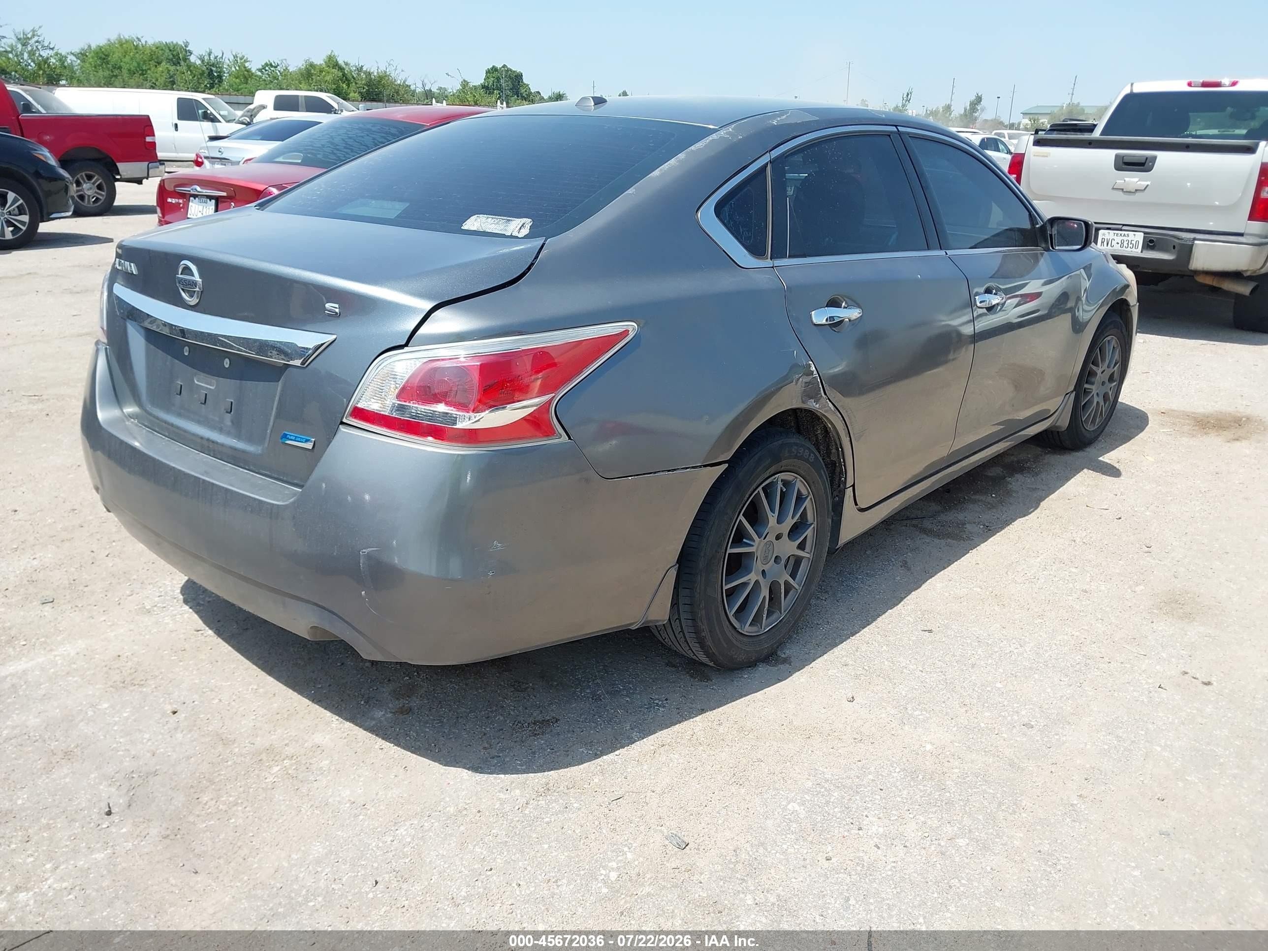 2014 Nissan Altima 2.5 S Gray vin: 1N4AL3AP5EN390490