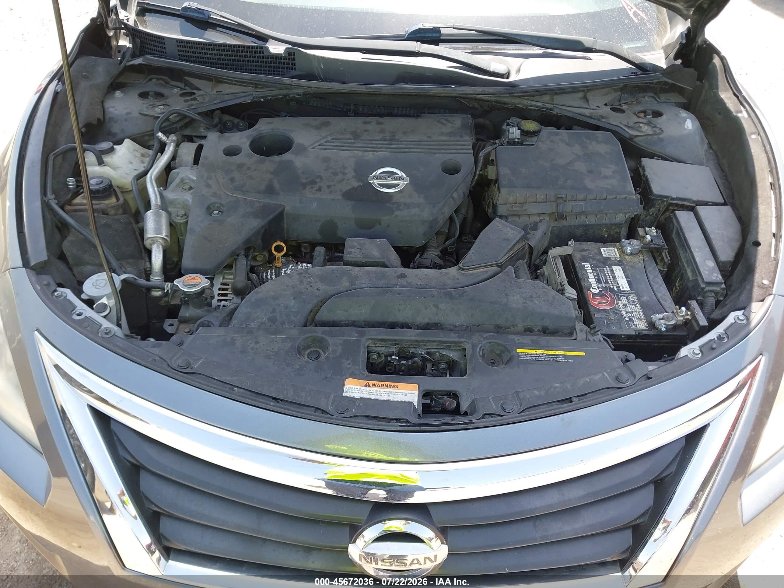 2014 Nissan Altima 2.5 S Gray vin: 1N4AL3AP5EN390490