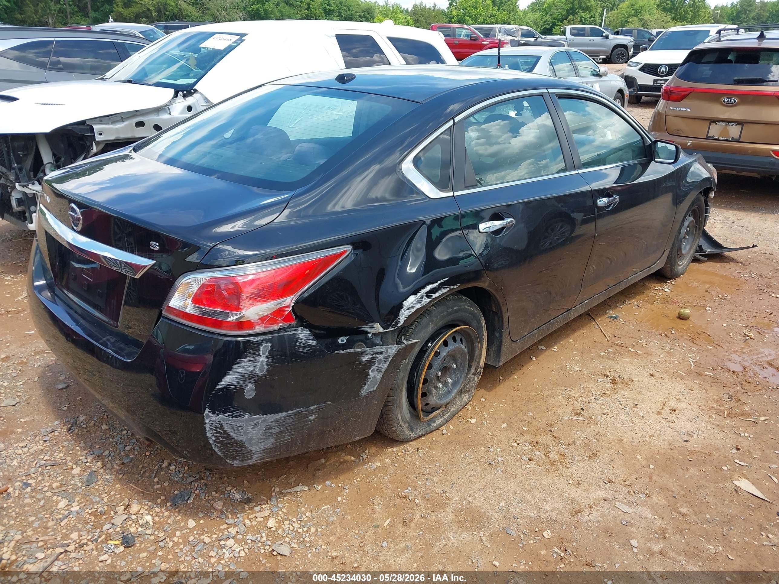 2015 Nissan Altima 2.5 S Black vin: 1N4AL3AP5FC107972