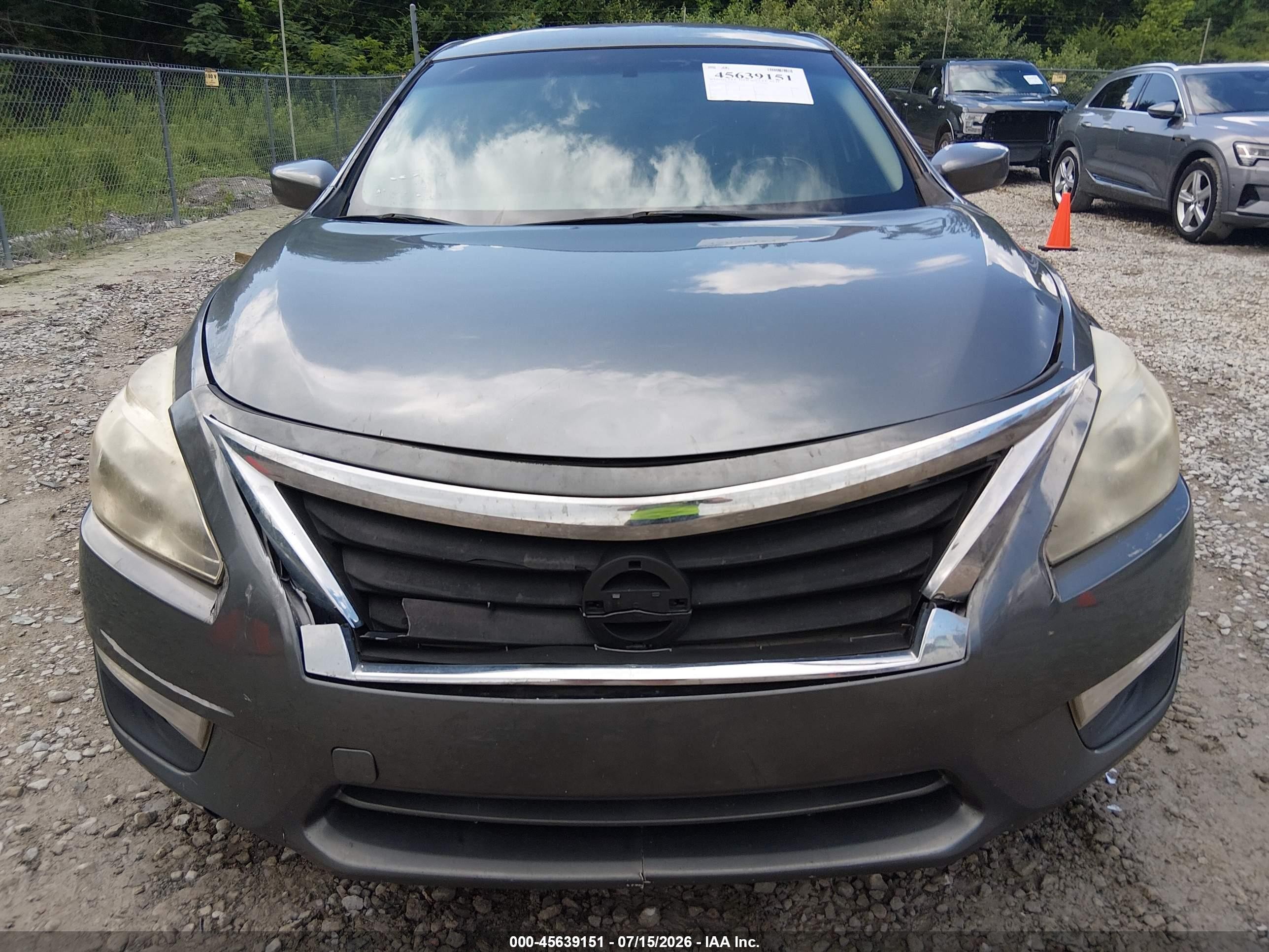 2015 Nissan Altima 2.5/2.5 S/2.5 Sl/2.5 Sv Gray vin: 1N4AL3AP5FC118275