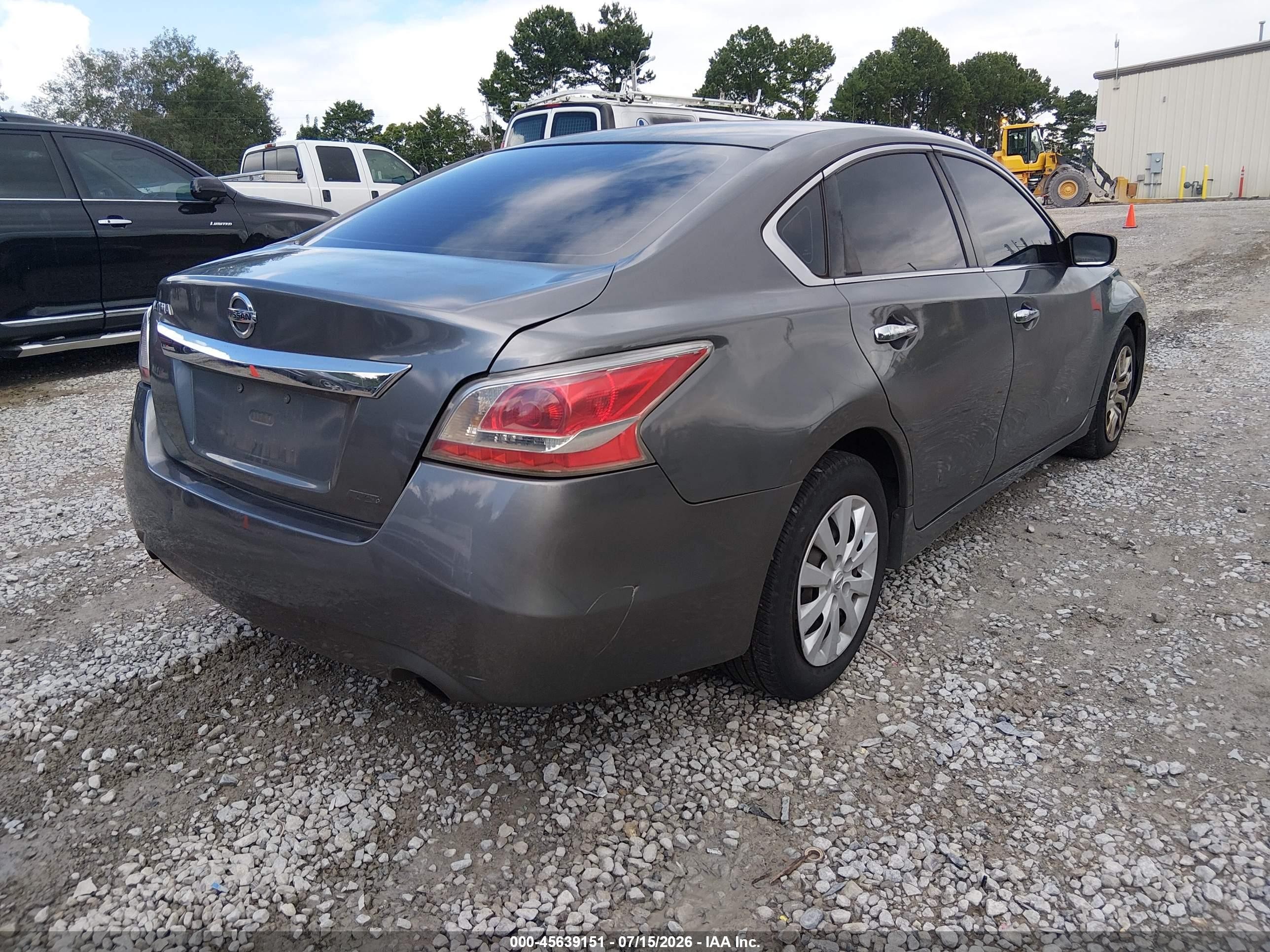 2015 Nissan Altima 2.5/2.5 S/2.5 Sl/2.5 Sv Gray vin: 1N4AL3AP5FC118275