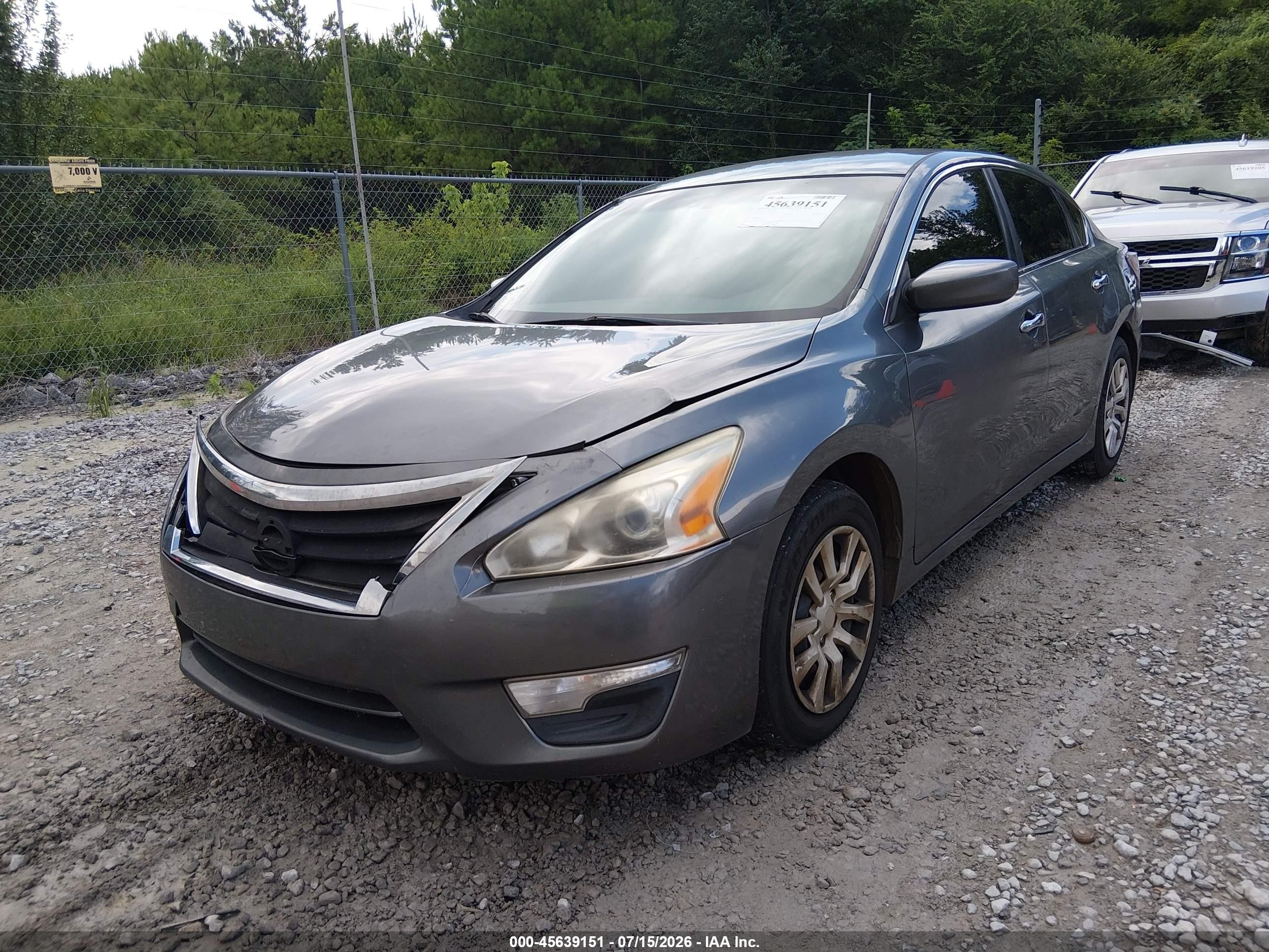 2015 Nissan Altima 2.5/2.5 S/2.5 Sl/2.5 Sv Gray vin: 1N4AL3AP5FC118275