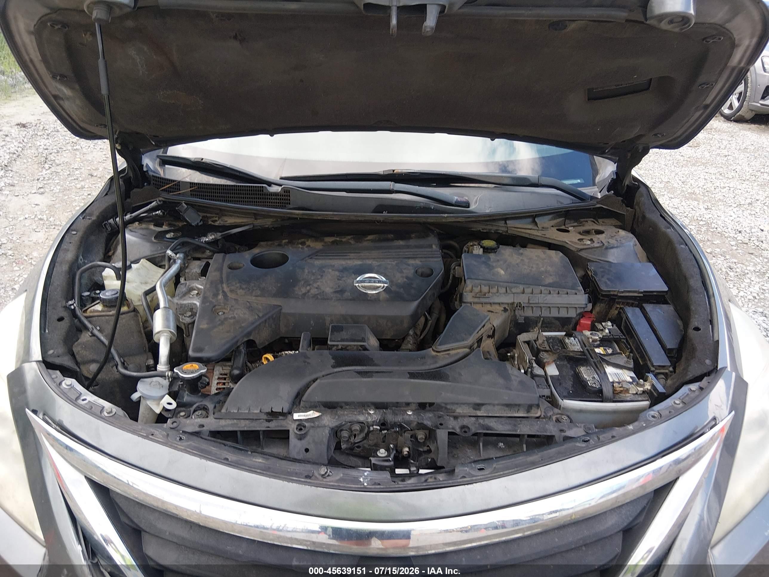 2015 Nissan Altima 2.5/2.5 S/2.5 Sl/2.5 Sv Gray vin: 1N4AL3AP5FC118275