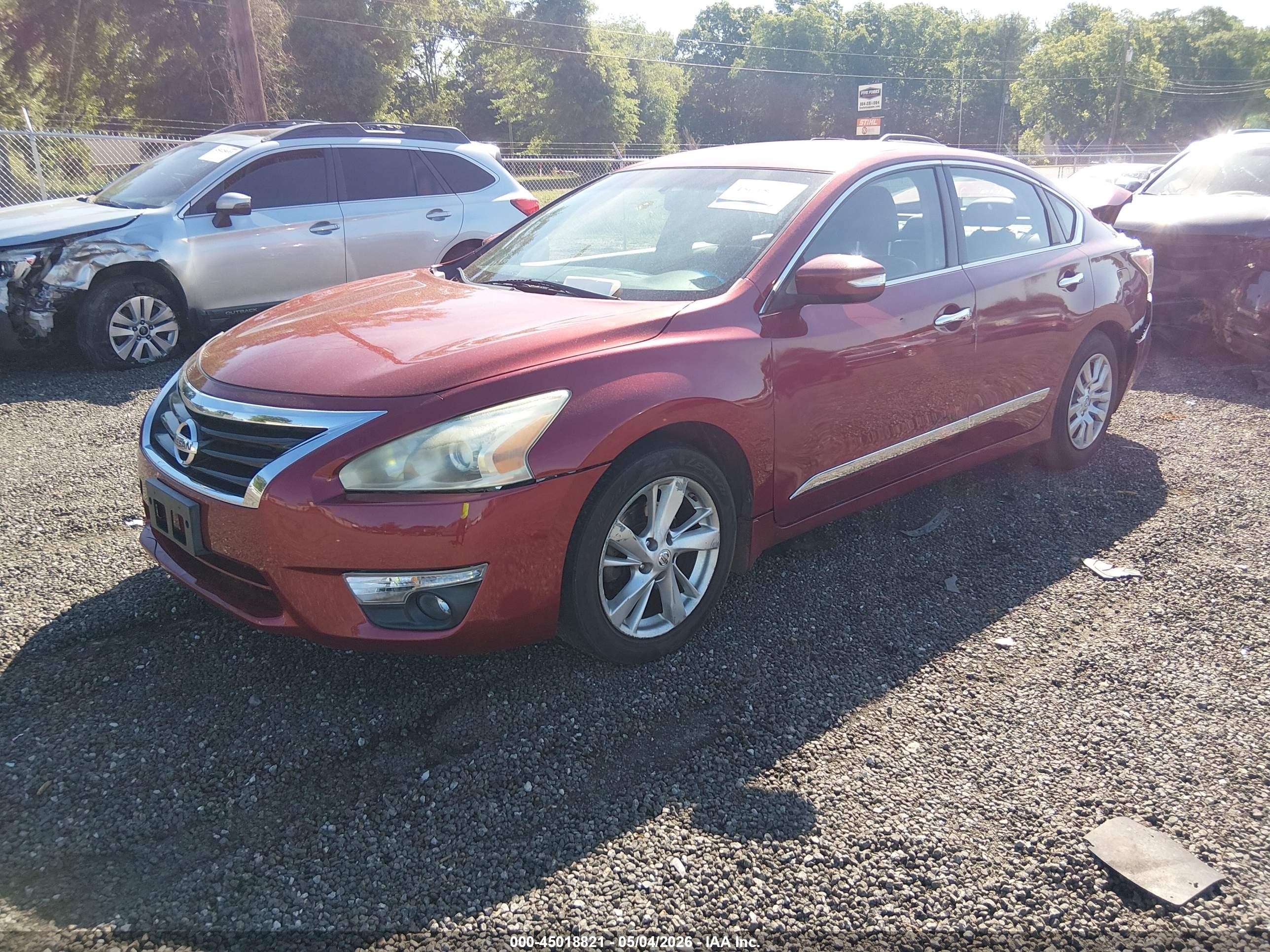 2015 Nissan Altima 2.5 Sl Red vin: 1N4AL3AP5FC121676